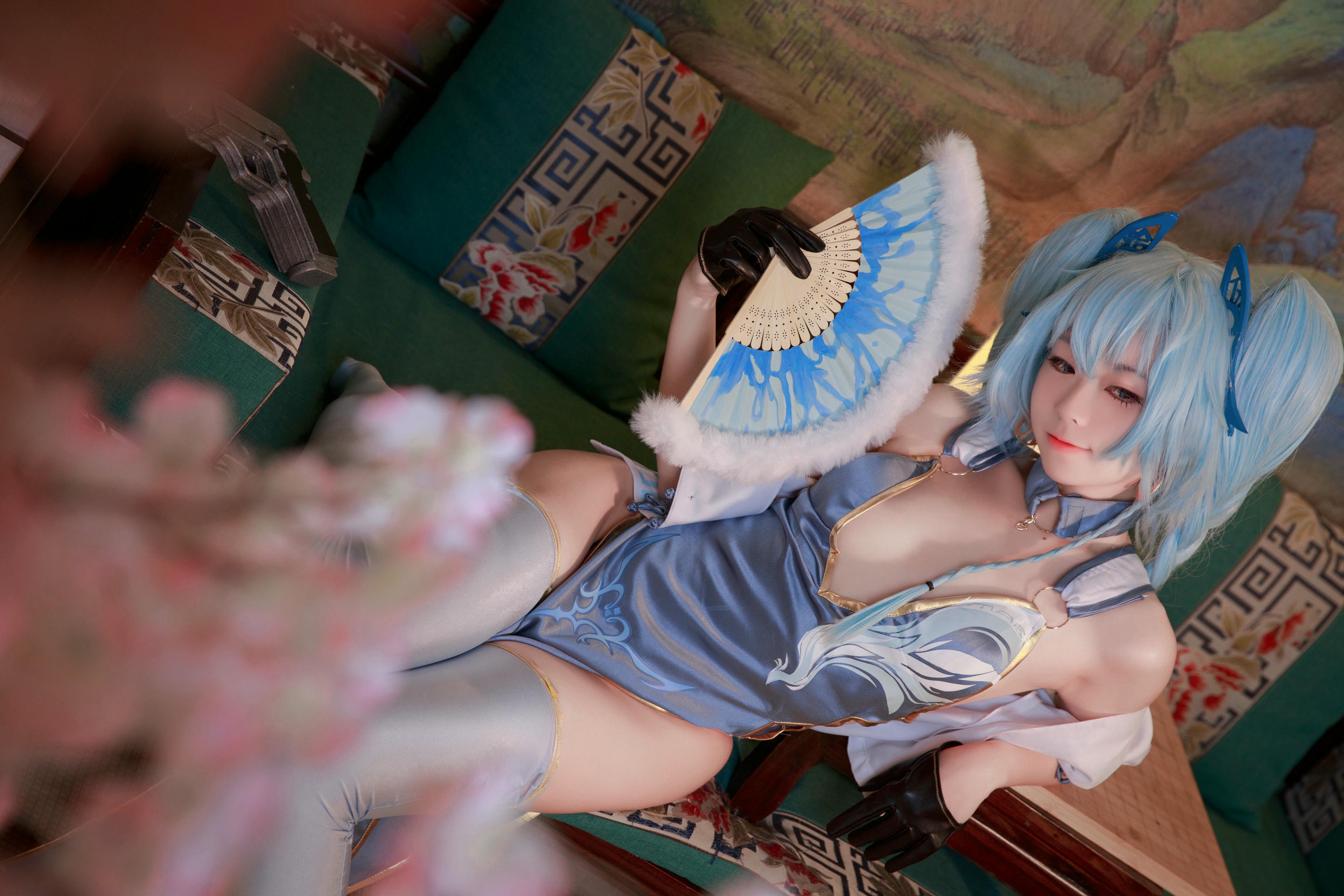 G44不会受伤 NO.003 pa15旗袍 翠雀媚 [20P-69MB]_第1集