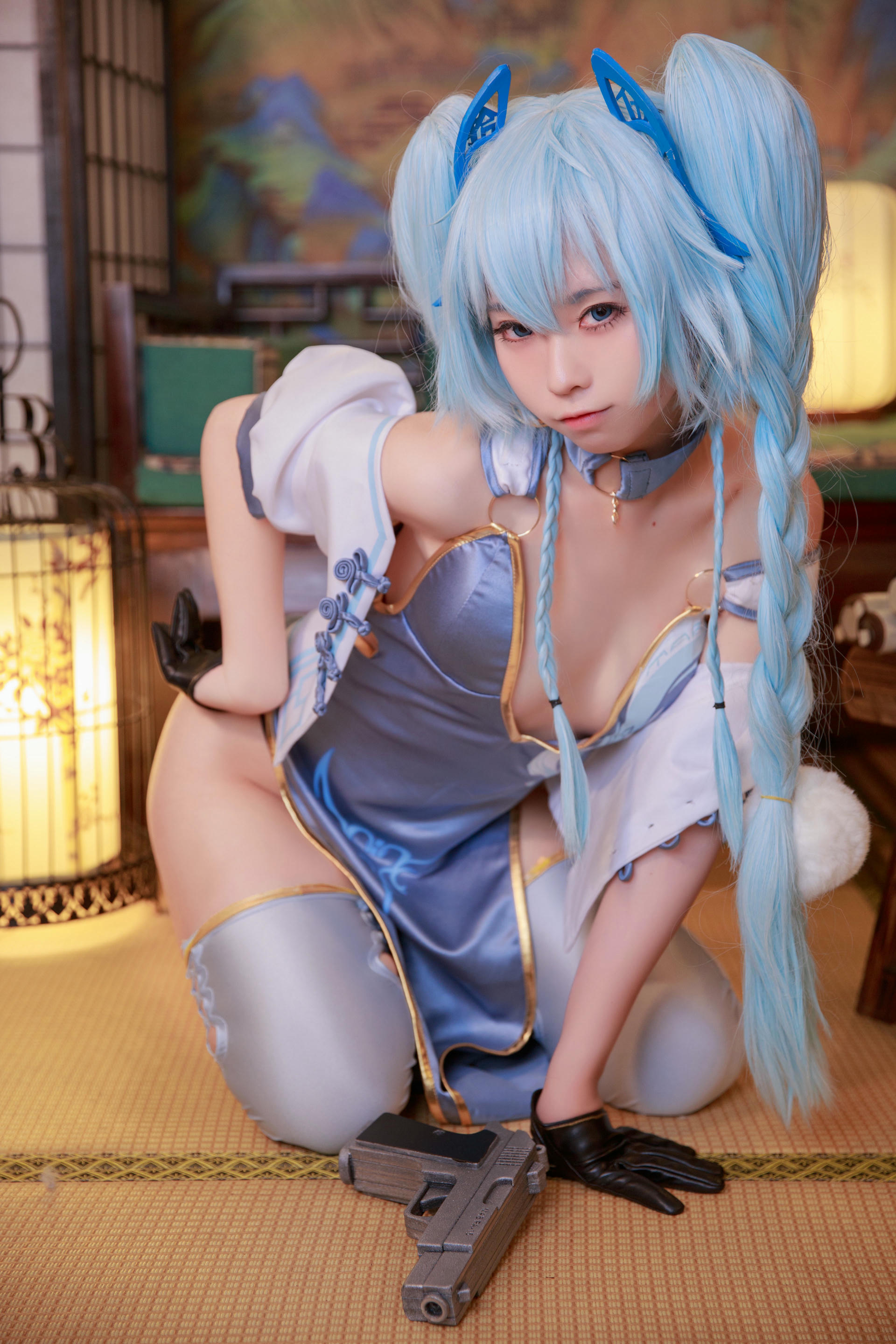 G44不会受伤 NO.003 pa15旗袍 翠雀媚 [20P-69MB]_第1集