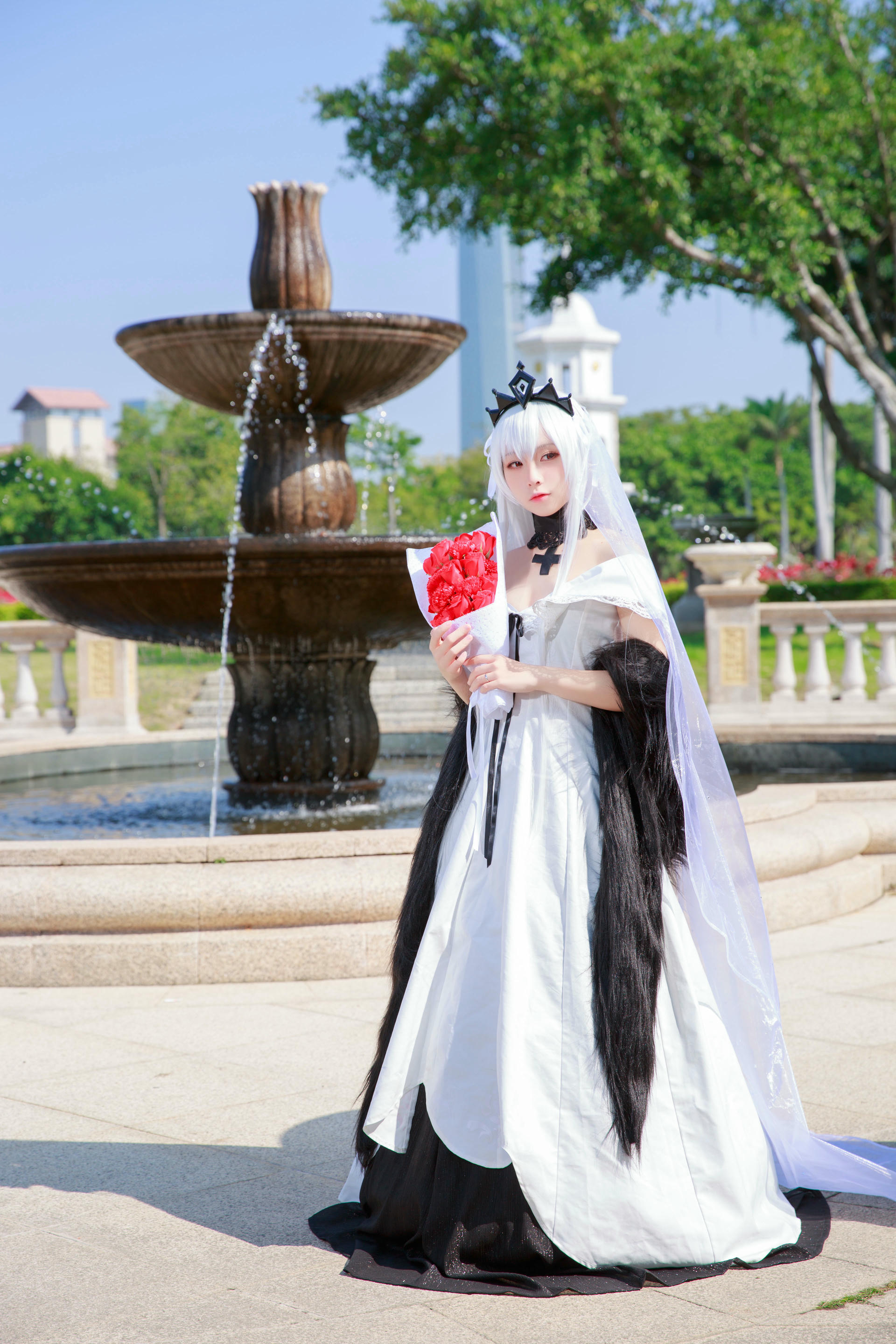 G44不会受伤 NO.004 G44 98K婚纱 德皇 [25P-70MB]_第1集