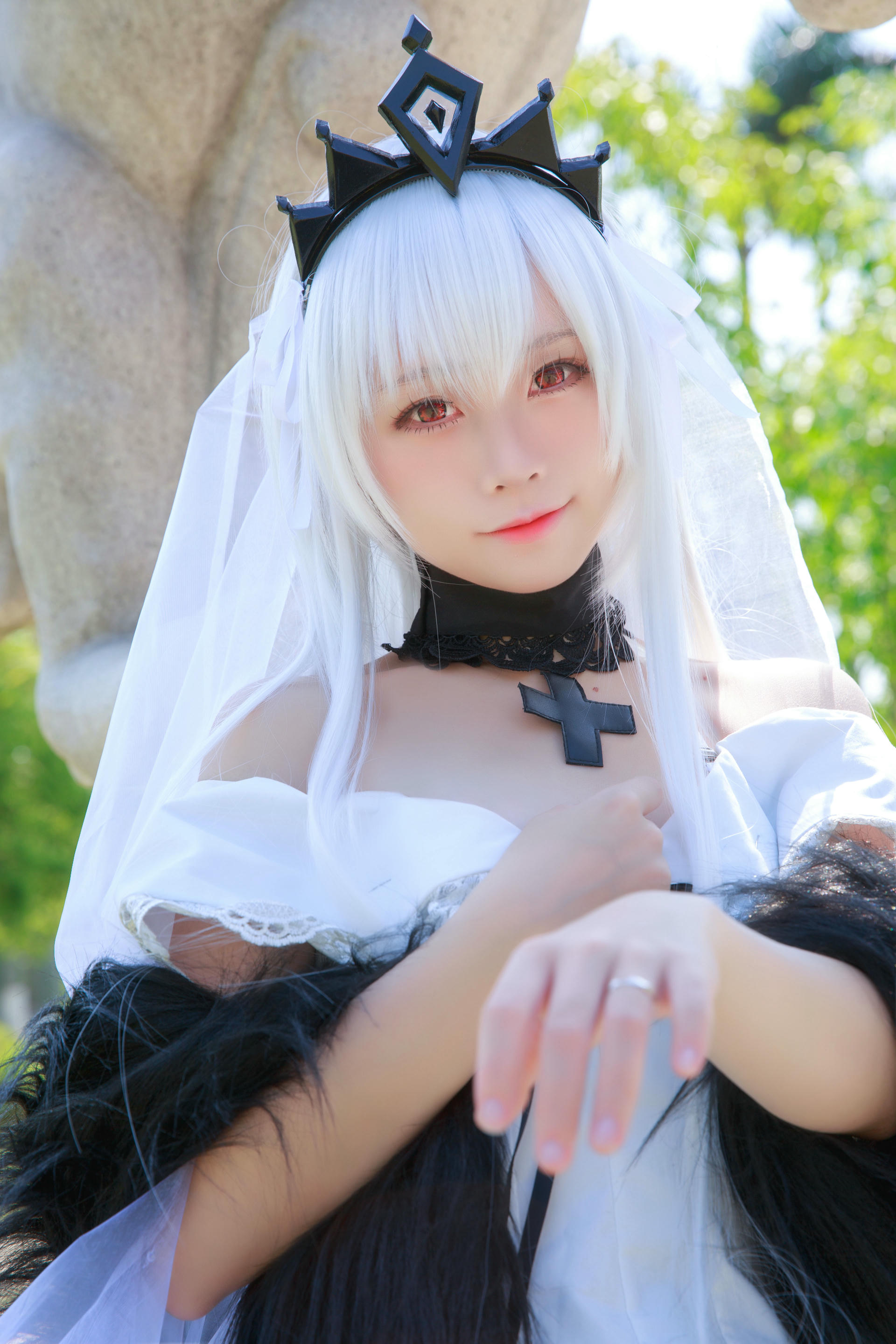 G44不会受伤 NO.004 G44 98K婚纱 德皇 [25P-70MB]_第1集