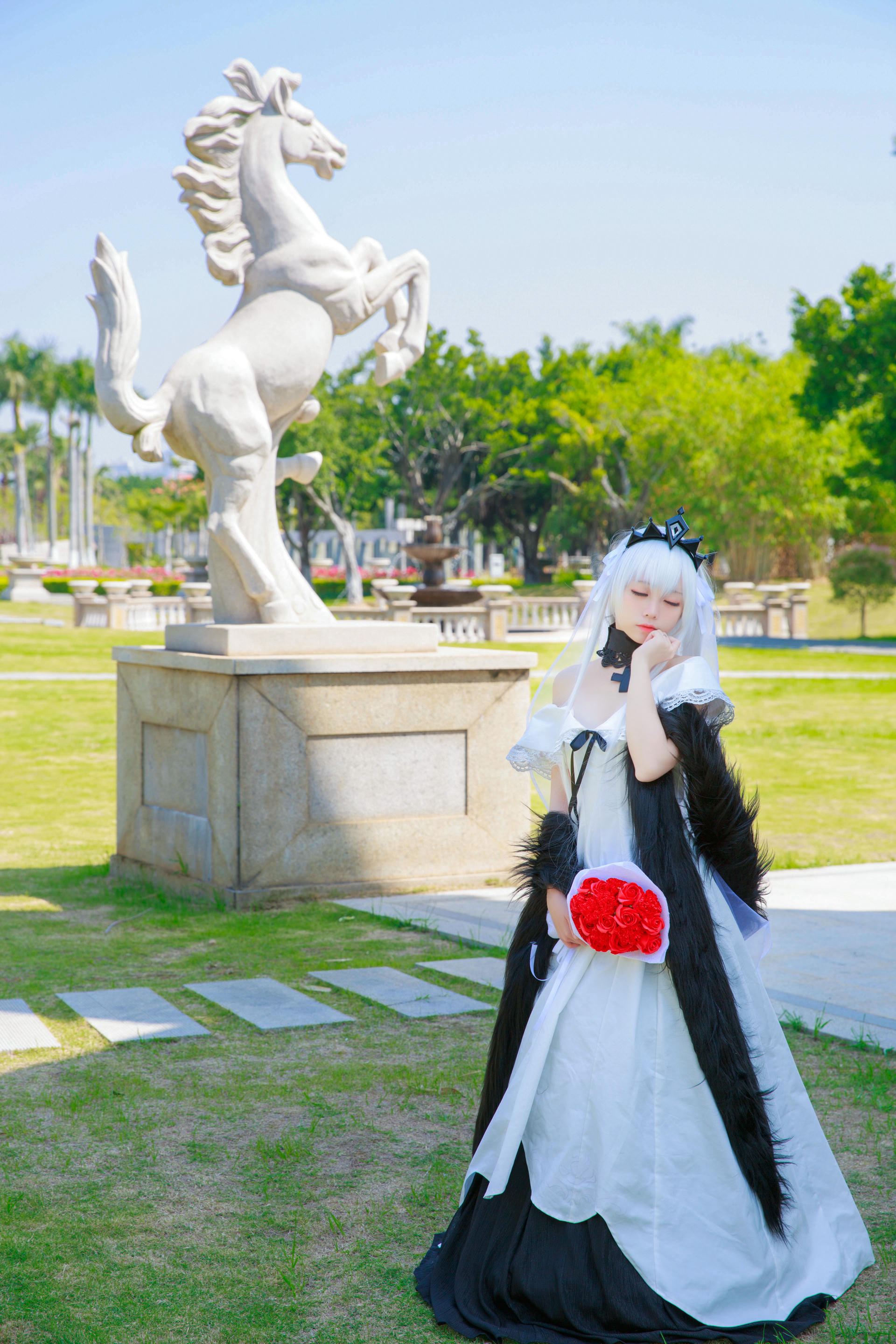 G44不会受伤 NO.004 G44 98K婚纱 德皇 [25P-70MB]_第1集