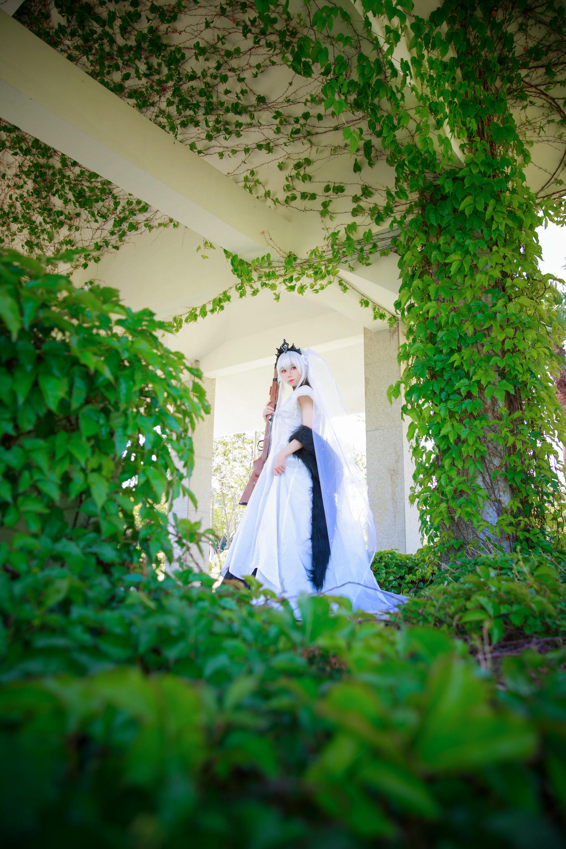 G44不会受伤 NO.004 G44 98K婚纱 德皇 [25P-70MB]_第1集