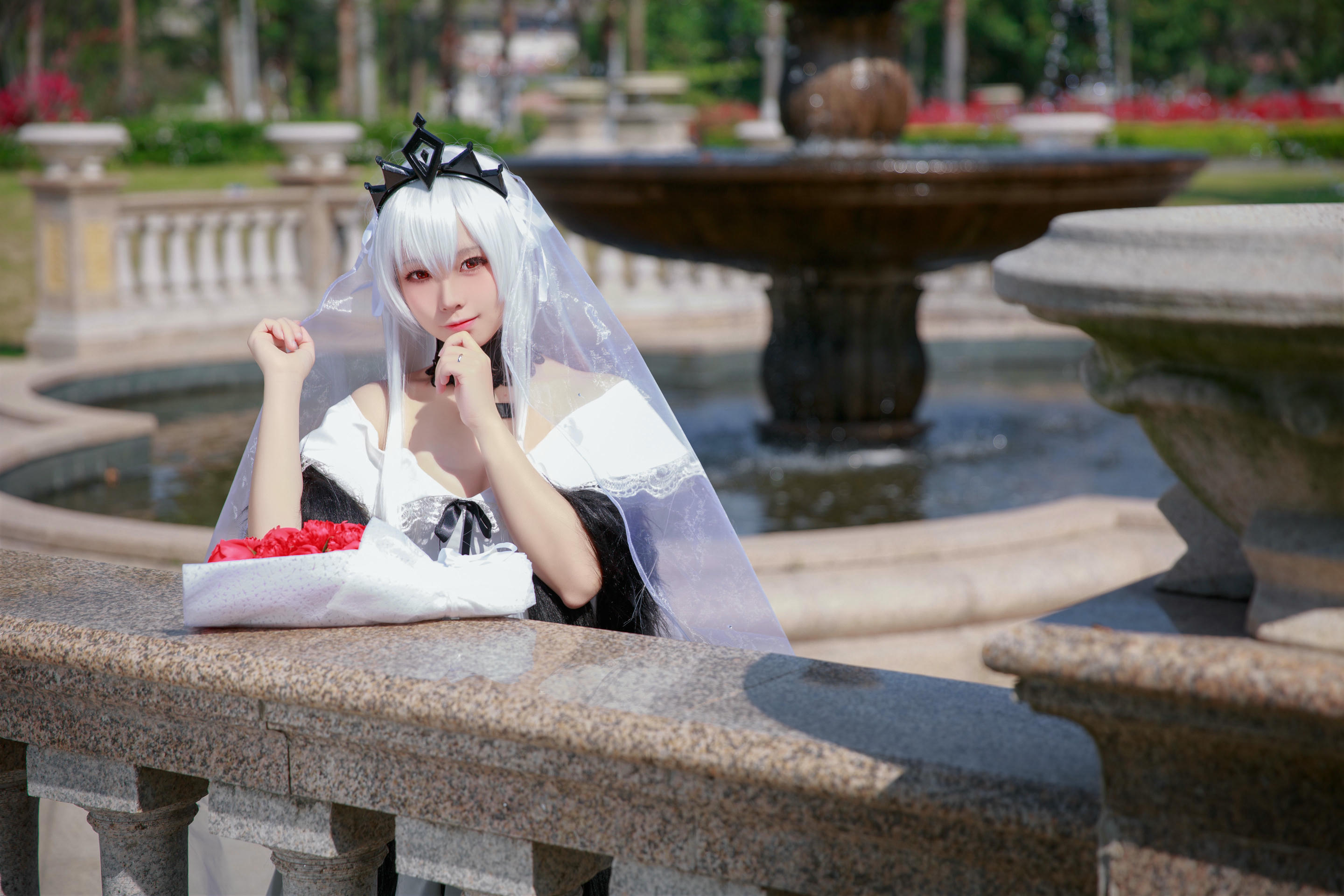 G44不会受伤 NO.004 G44 98K婚纱 德皇 [25P-70MB]_第1集