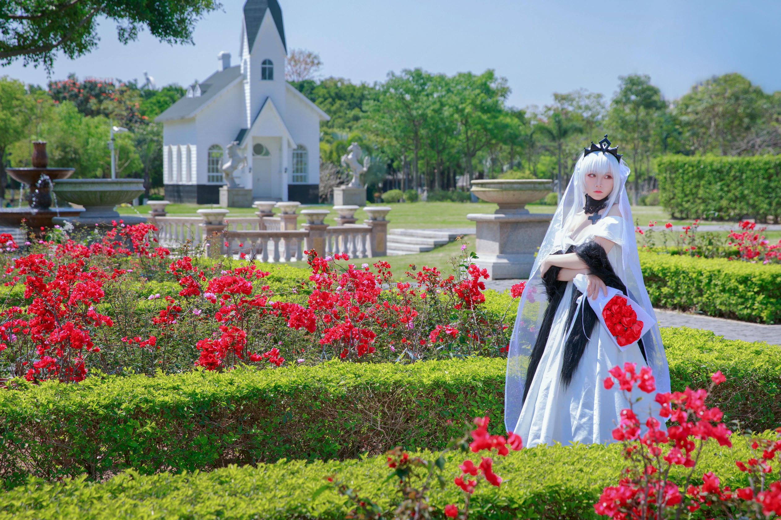 G44不会受伤 NO.004 G44 98K婚纱 德皇 [25P-70MB]_第1集