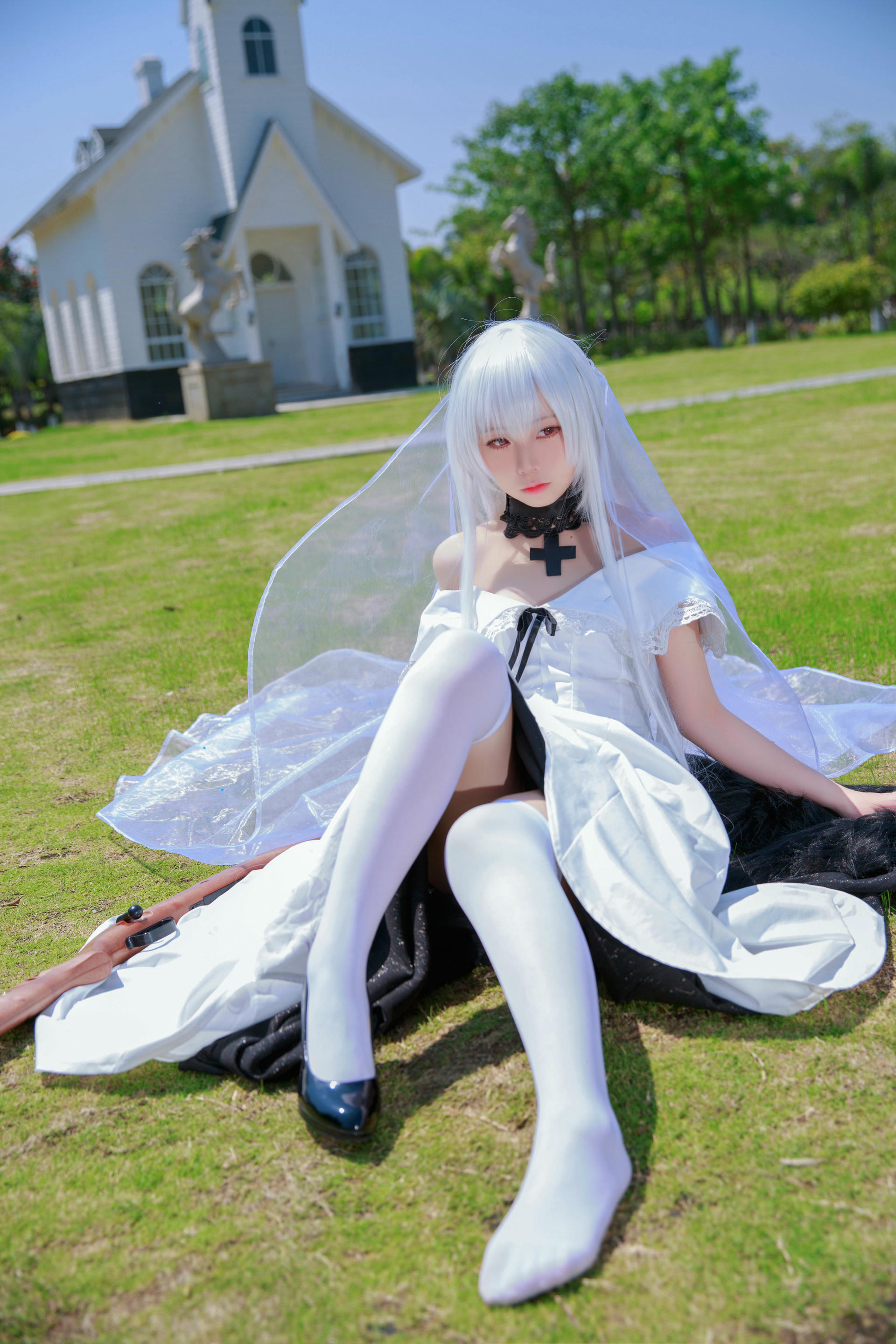 G44不会受伤 NO.004 G44 98K婚纱 德皇 [25P-70MB]_第2集