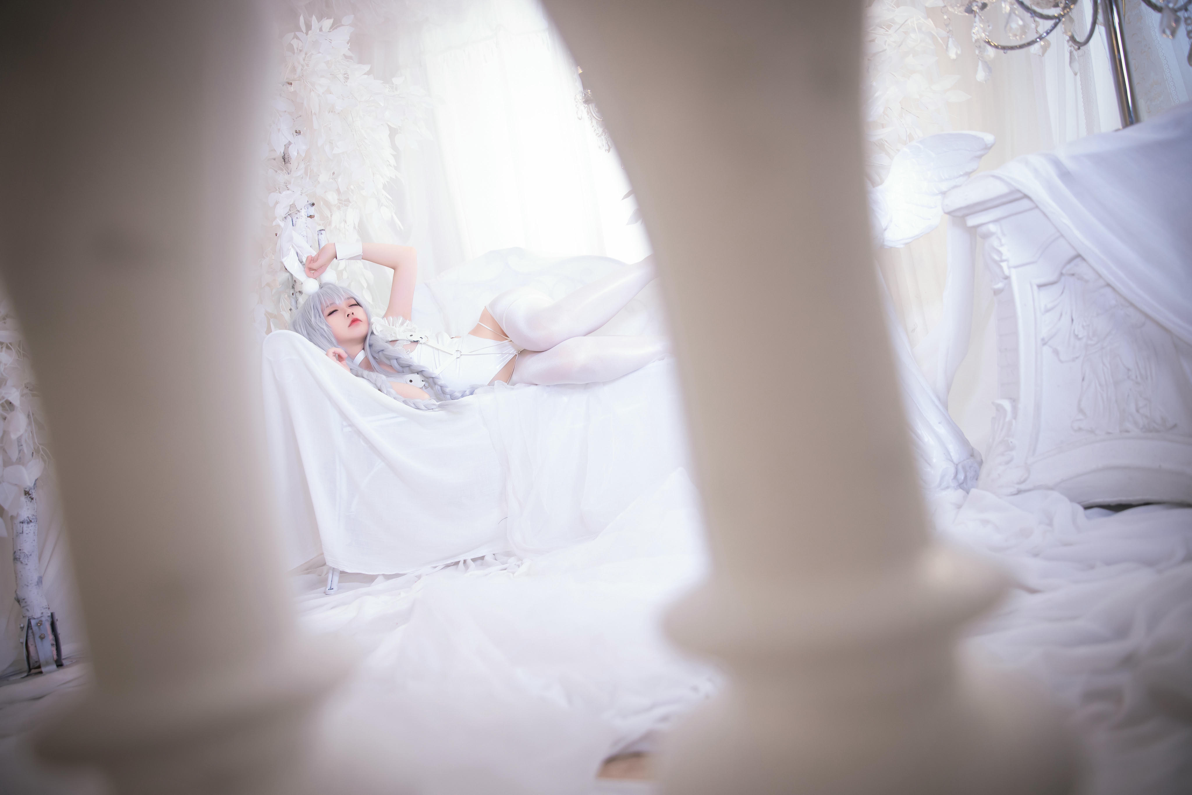 G44不会受伤 NO.044 恶毒皮肤 懒懒的白兔 [25P-275MB]_第1集