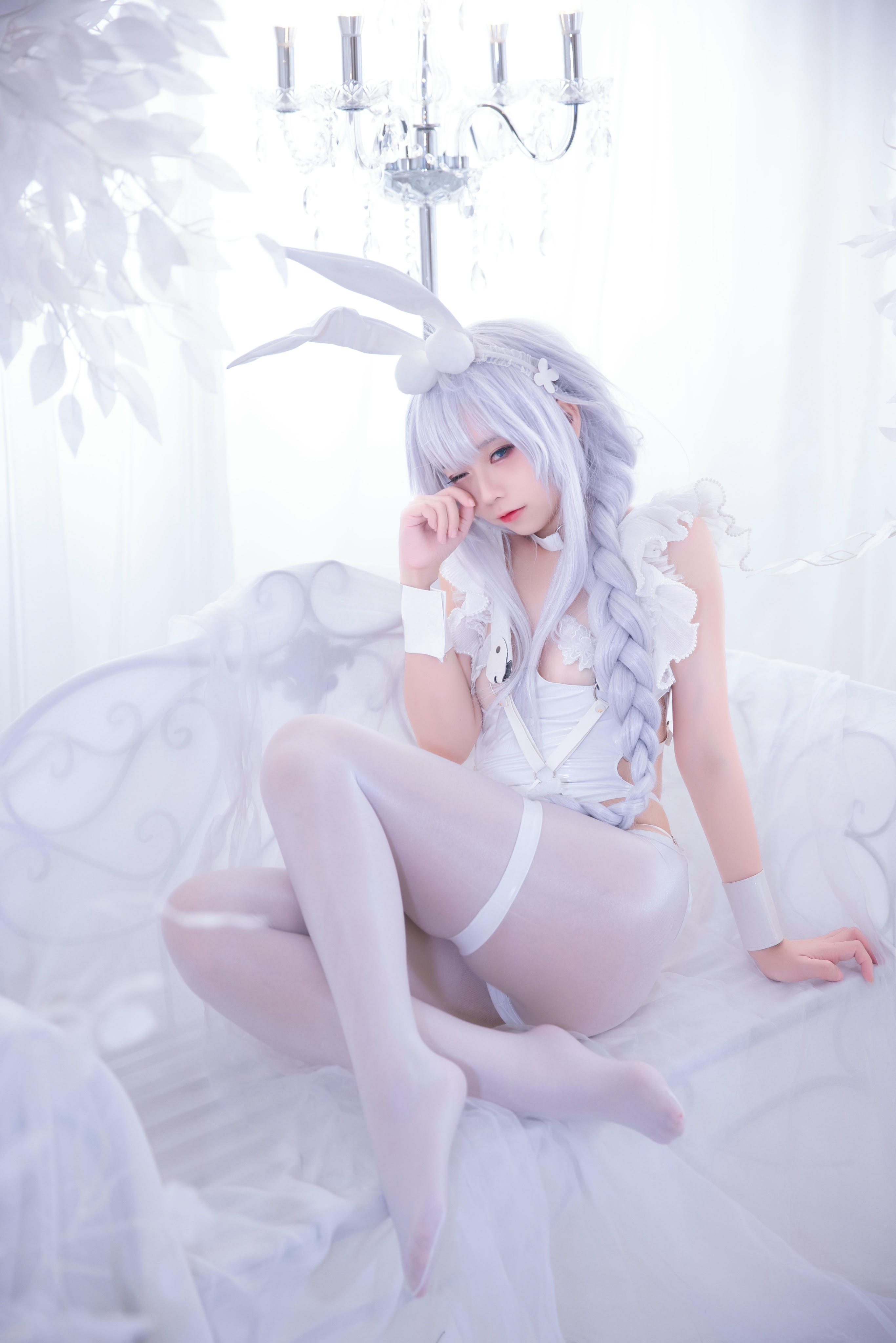 G44不会受伤 NO.044 恶毒皮肤 懒懒的白兔 [25P-275MB]_第1集