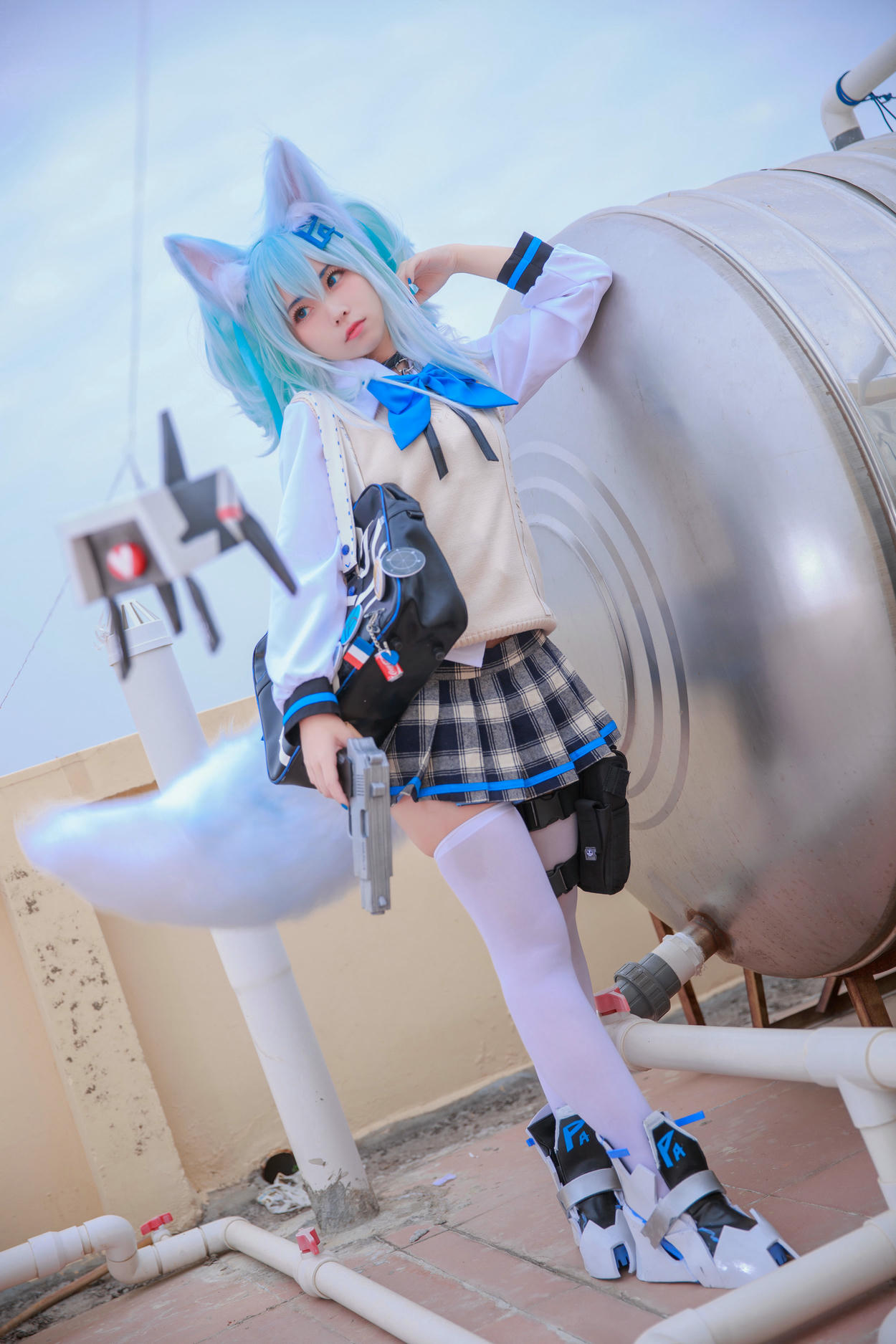 G44不会受伤 NO.049 少女前线 PA15校服 [33P-47MB]_第1集