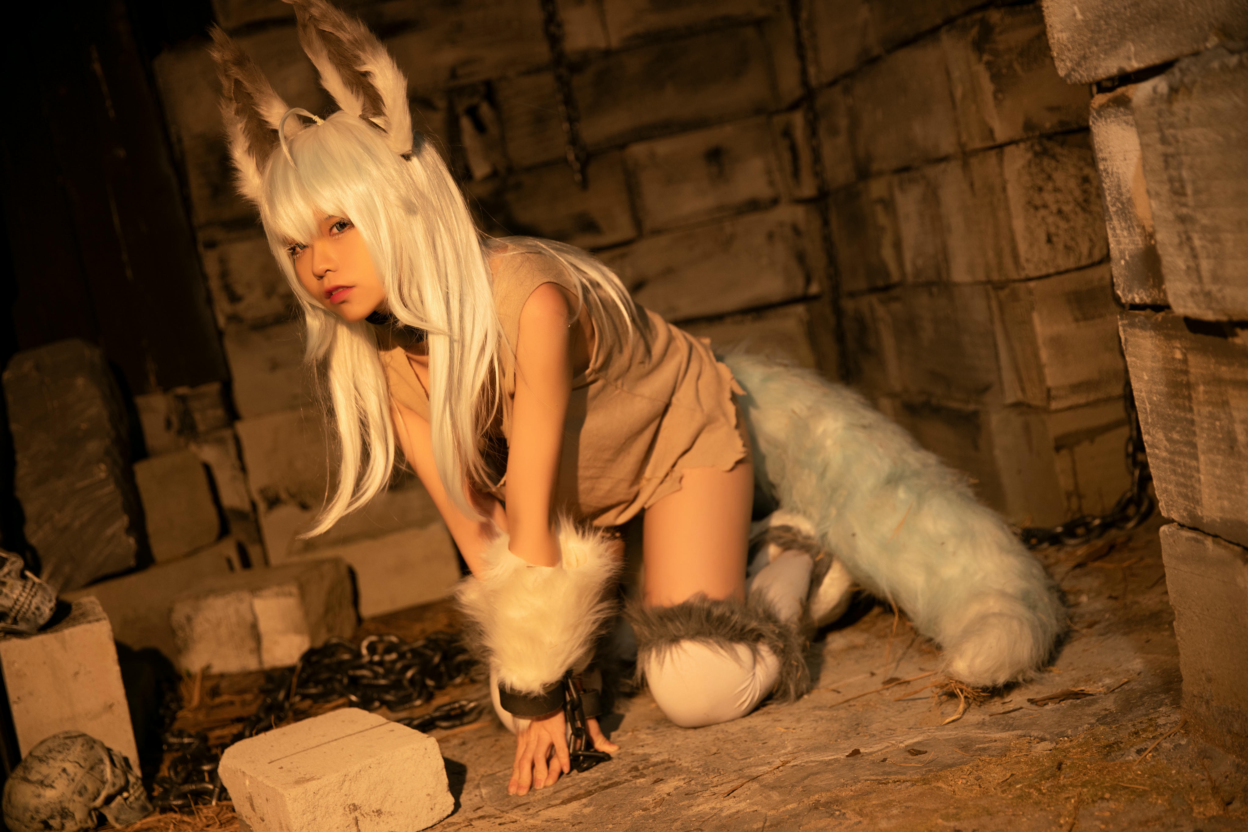 G44不会受伤 NO.055 回复术士的重启人生刹那常服+地牢 [26P-299MB]_第3集