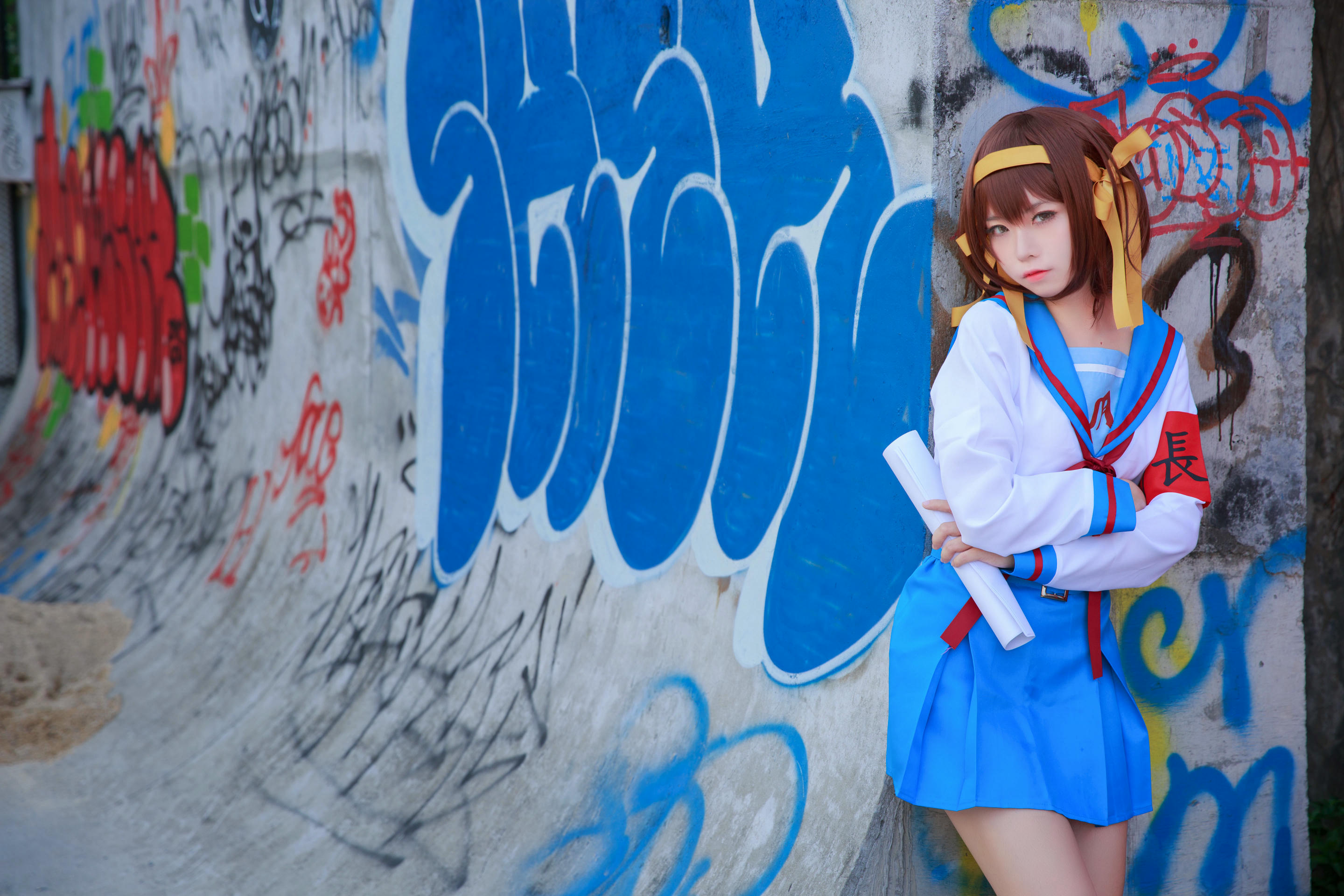 G44不会受伤 NO.065 凉宫 制服 [20P-51MB]_第1集