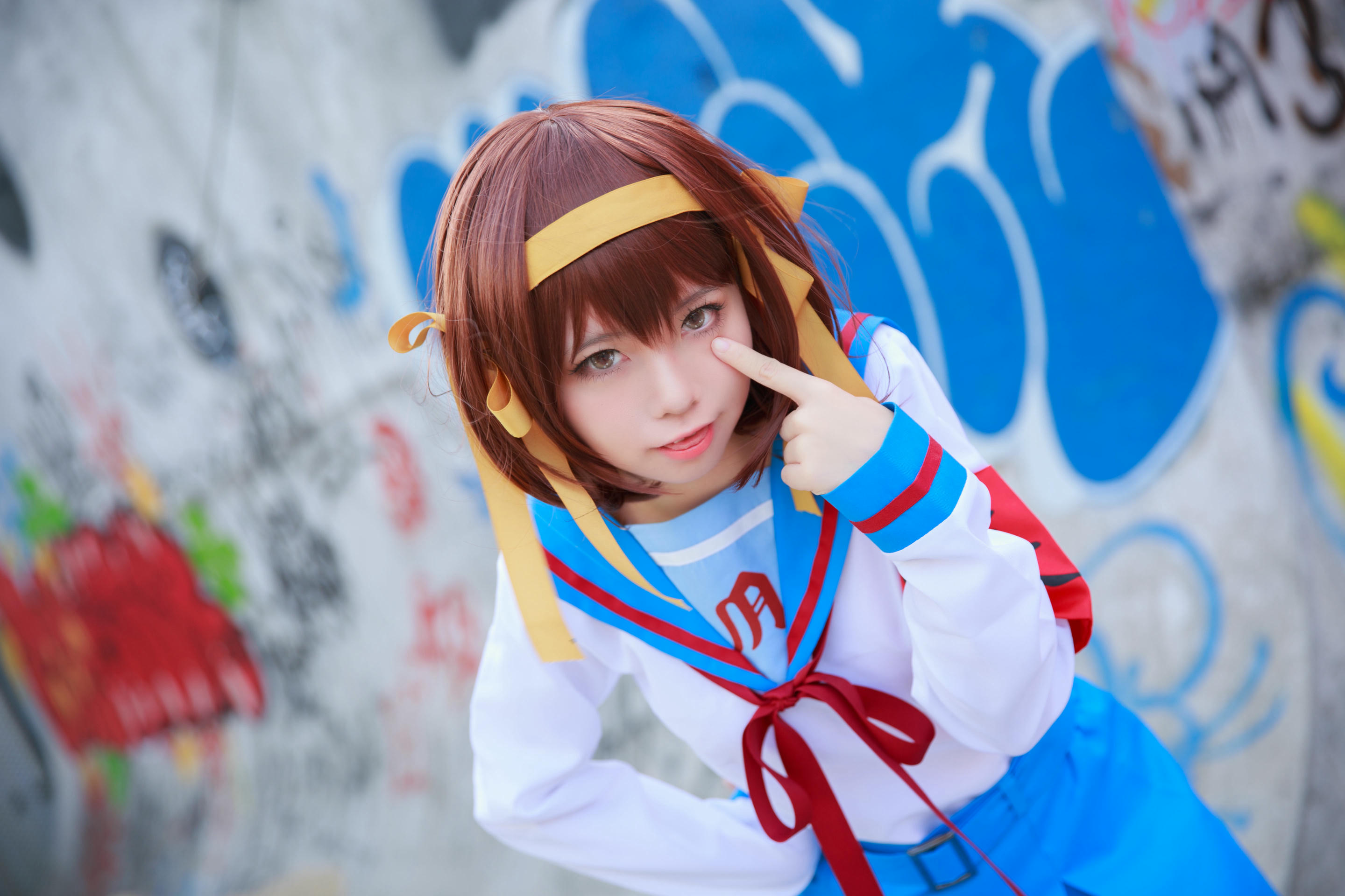 G44不会受伤 NO.065 凉宫 制服 [20P-51MB]_第1集