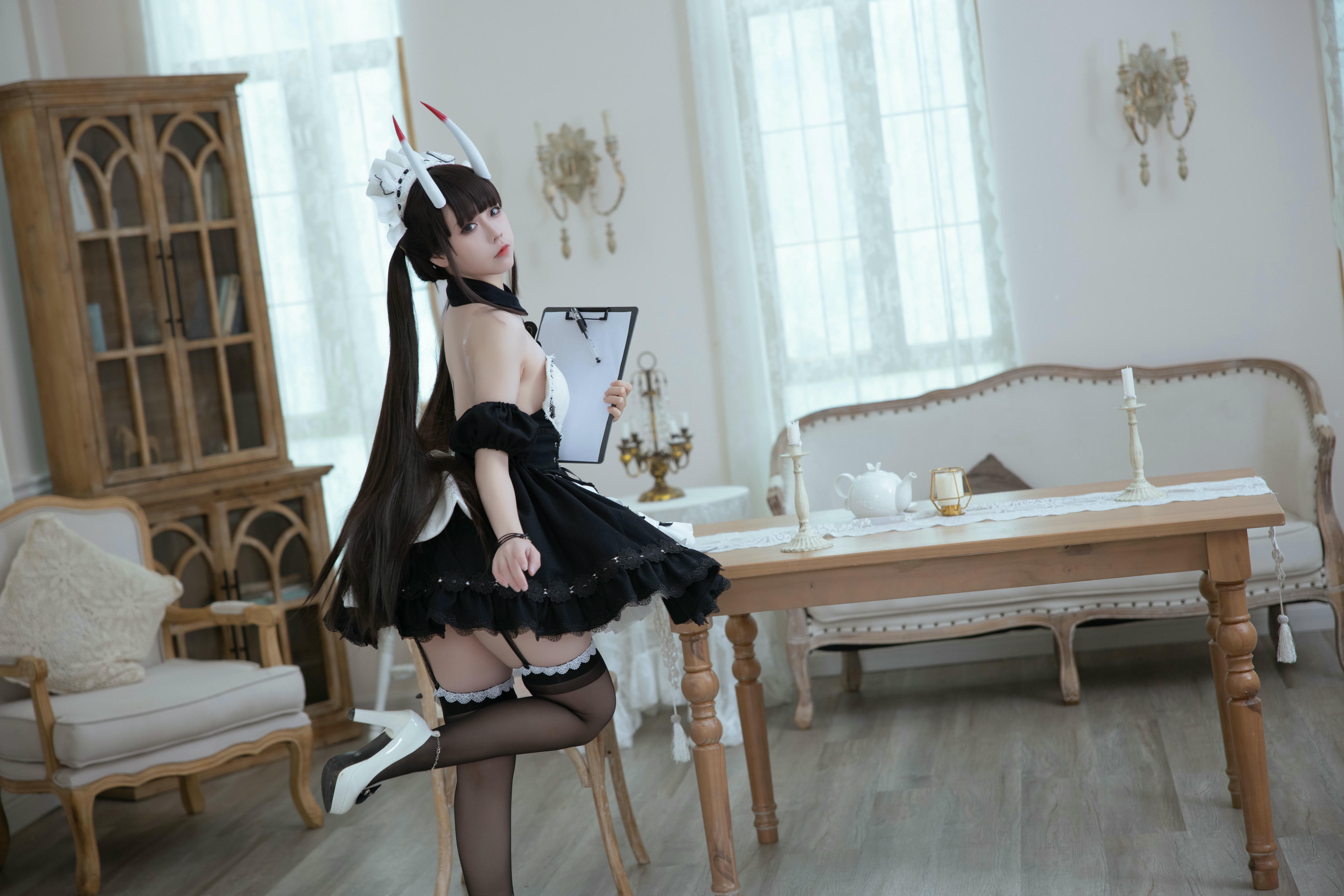 G44不会受伤 NO.073 碧蓝航线能代女仆 [20P 168MB]_第1集