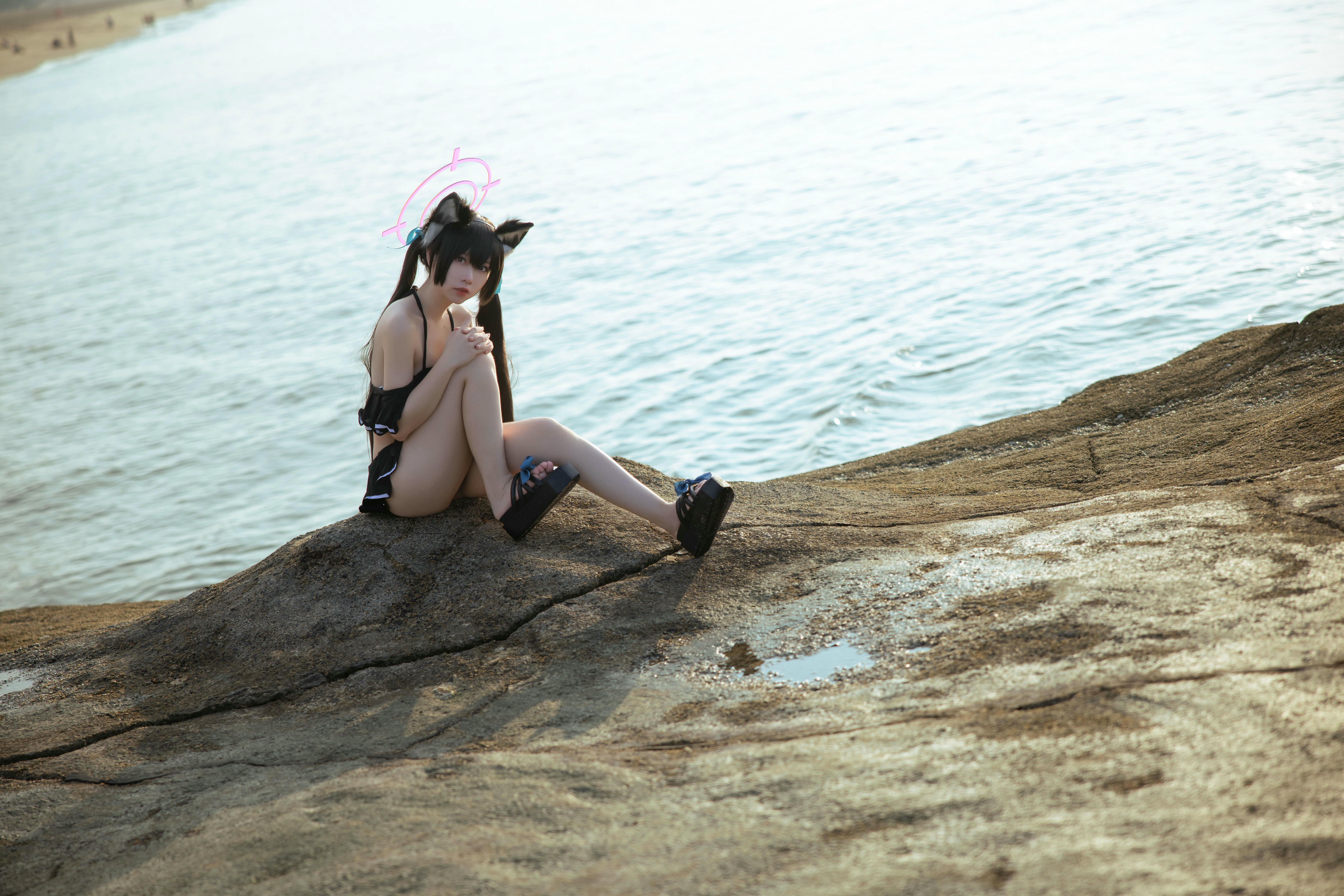 G44不会受伤 NO.084 碧蓝档案 黑见芹香泳装[20P 161MB]_第1集