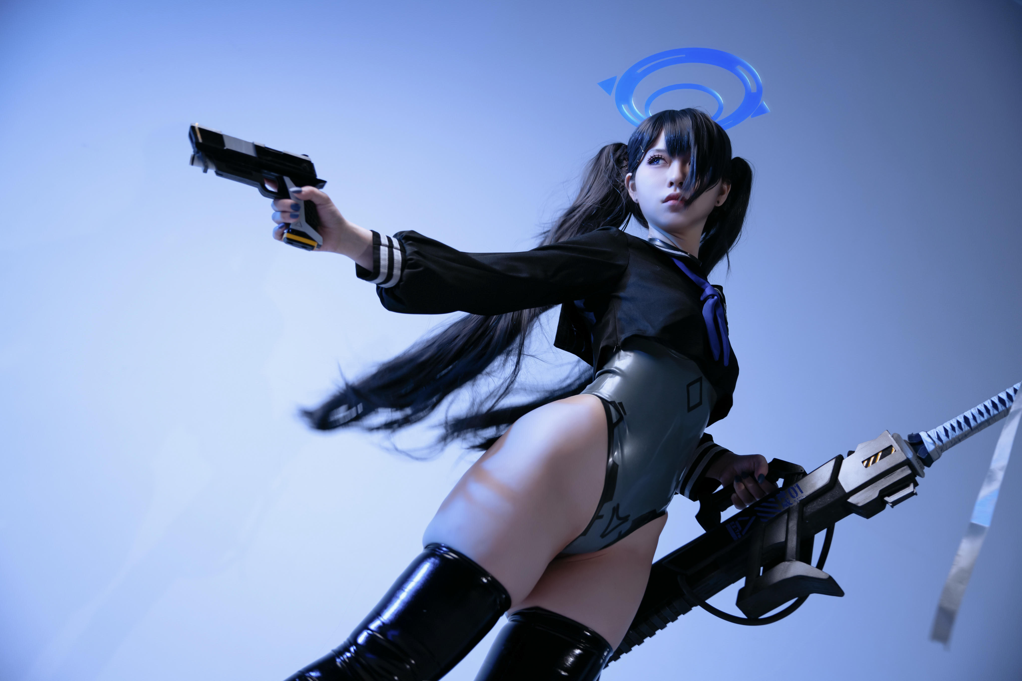 G44不会受伤 NO.086 碧蓝档案 猫塚响 [30P-495MB]_第1集