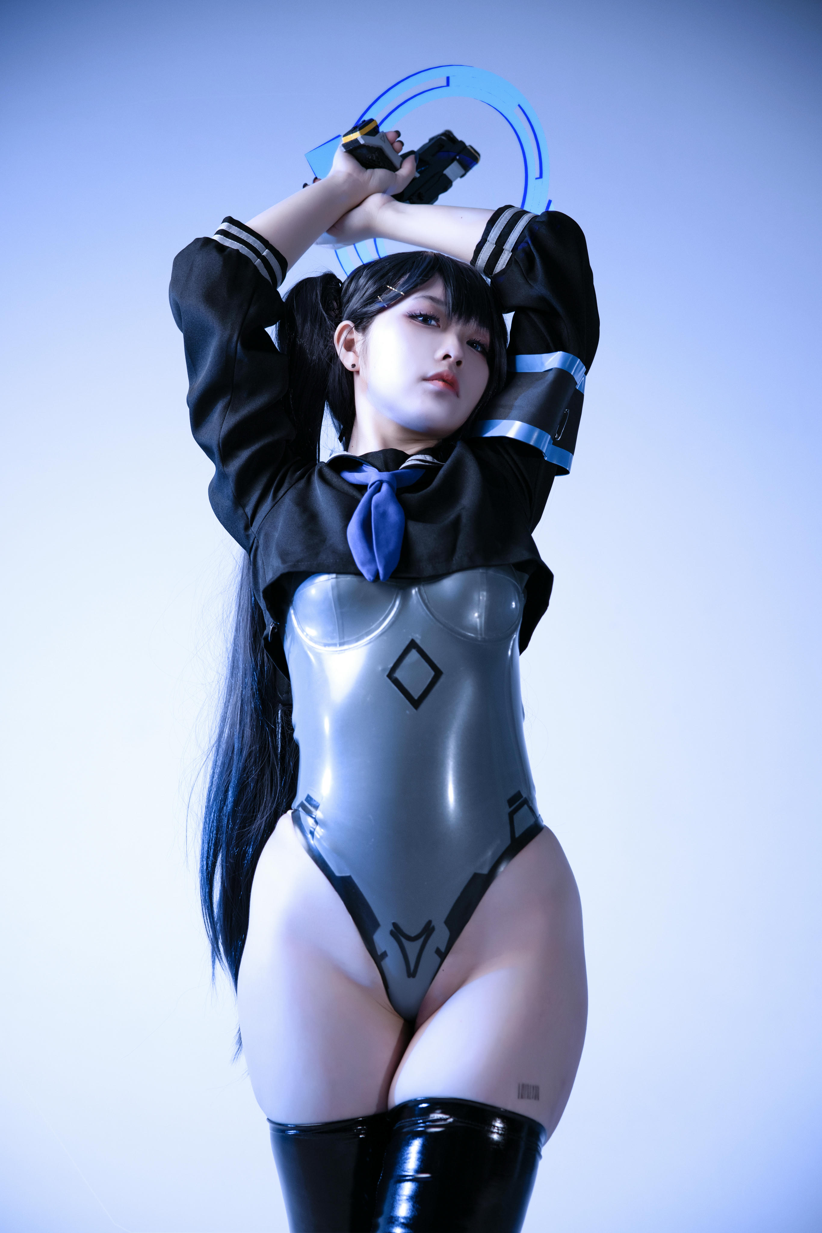 G44不会受伤 NO.086 碧蓝档案 猫塚响 [30P-495MB]_第1集