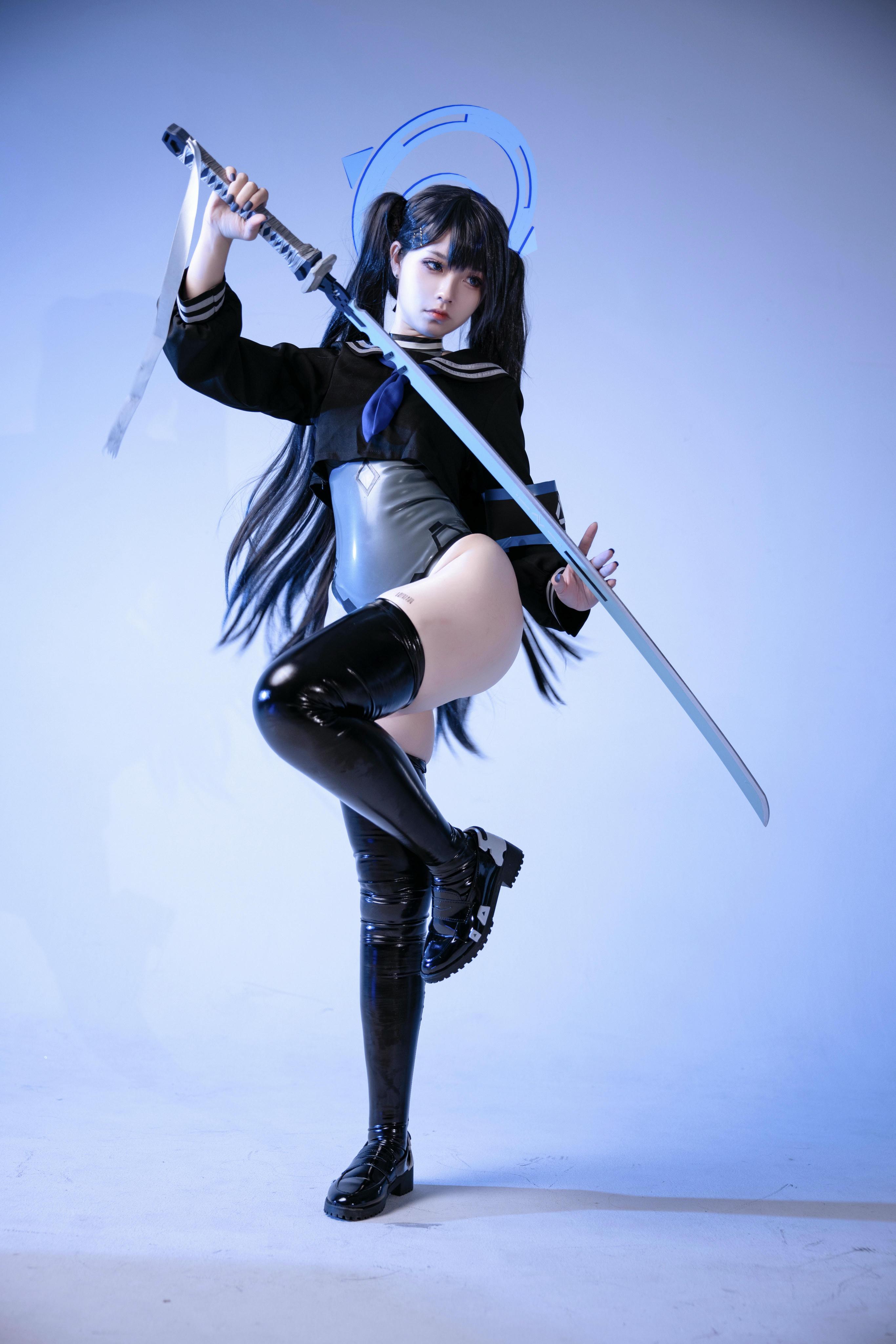 G44不会受伤 NO.086 碧蓝档案 猫塚响 [30P-495MB]_第2集