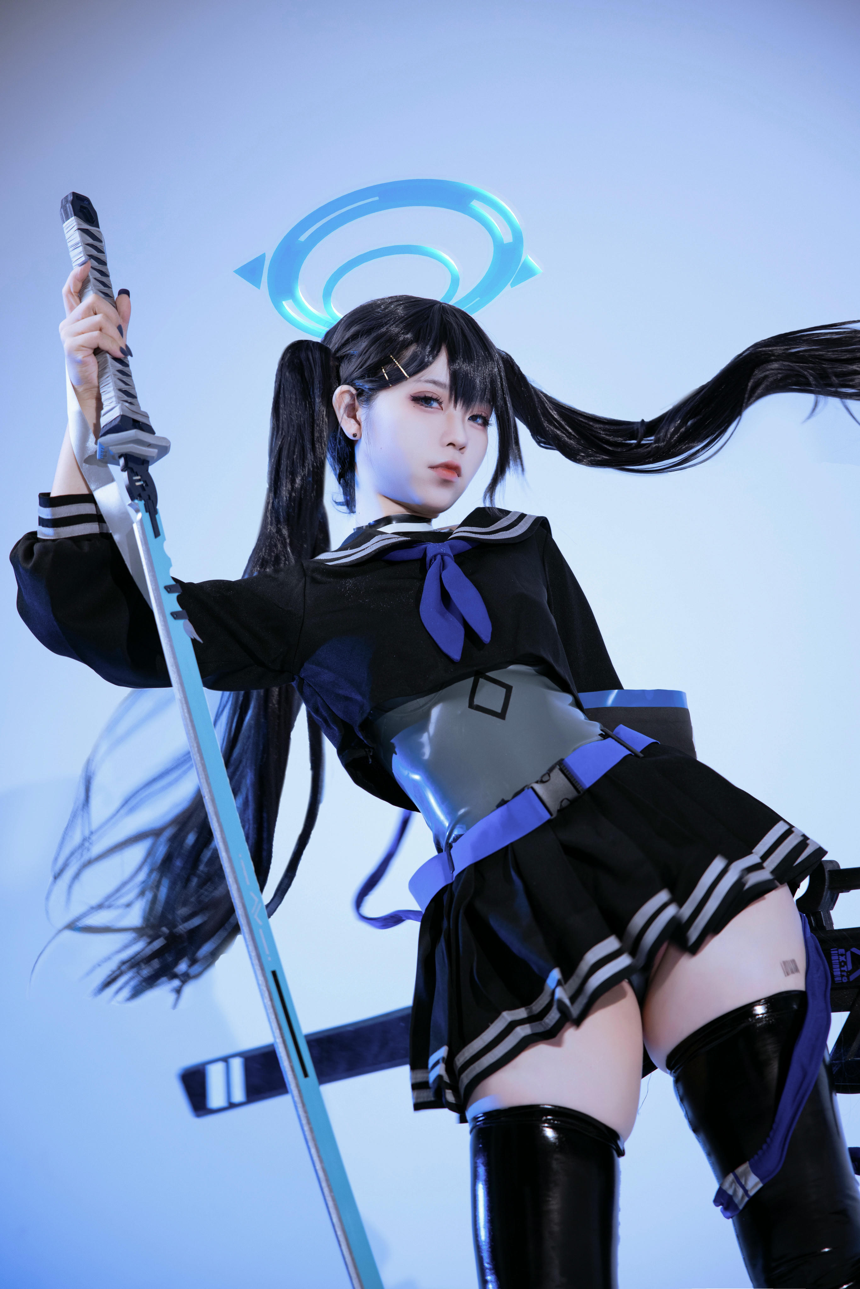 G44不会受伤 NO.086 碧蓝档案 猫塚响 [30P-495MB]_第2集