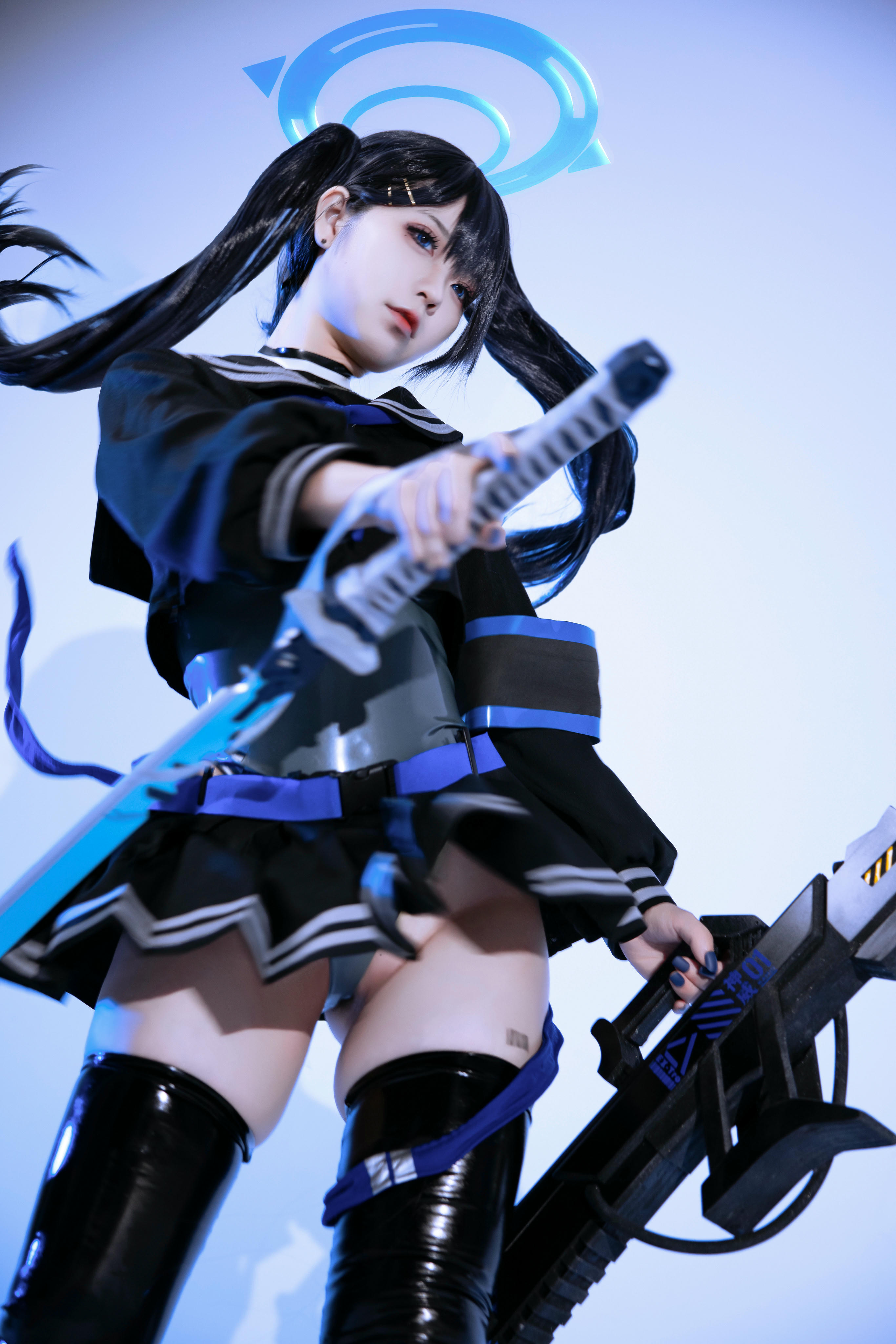 G44不会受伤 NO.086 碧蓝档案 猫塚响 [30P-495MB]_第2集