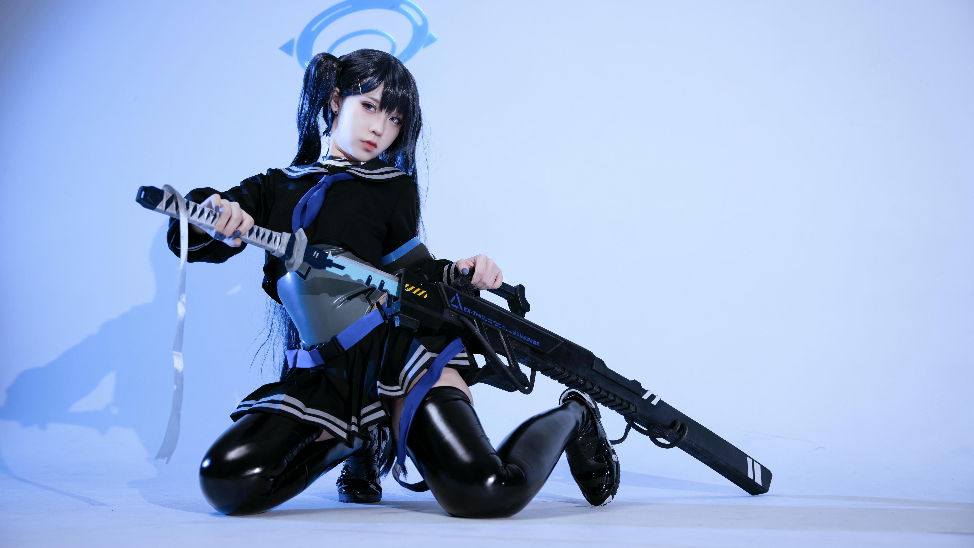 G44不会受伤 NO.086 碧蓝档案 猫塚响 [30P-495MB]_第1集