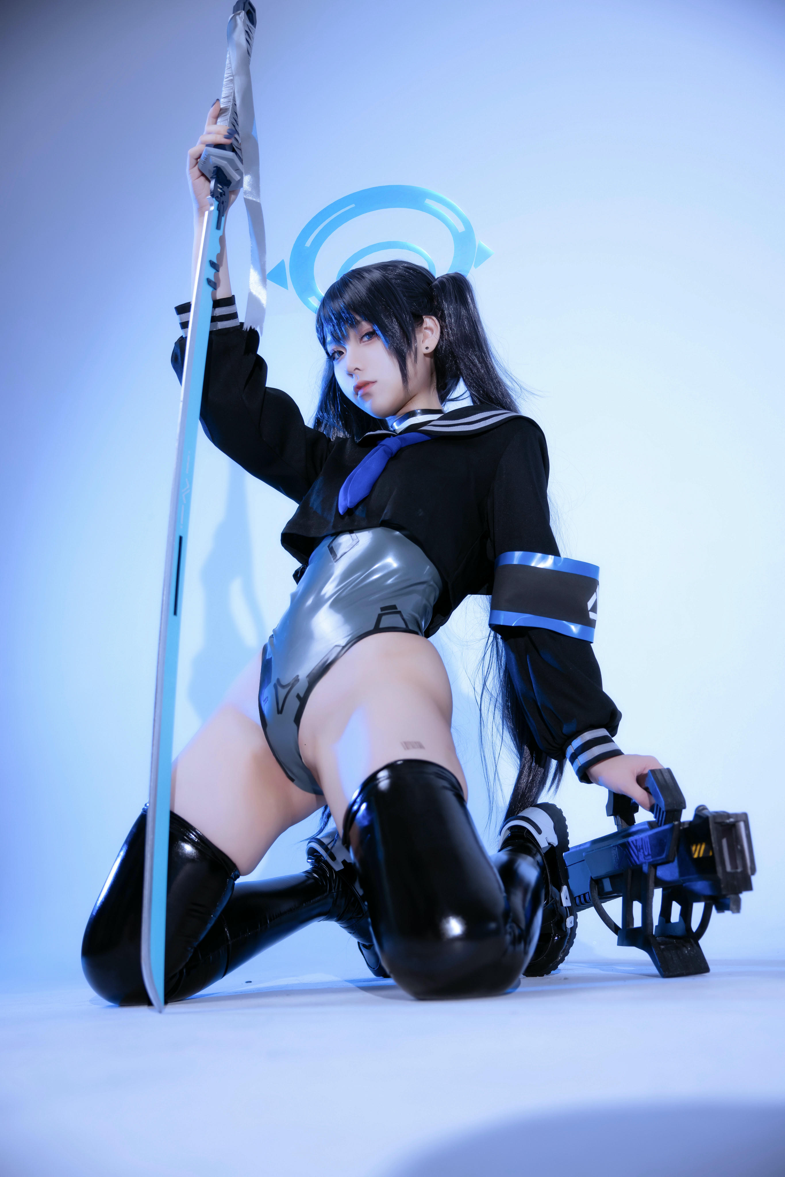 G44不会受伤 NO.086 碧蓝档案 猫塚响 [30P-495MB]_第1集