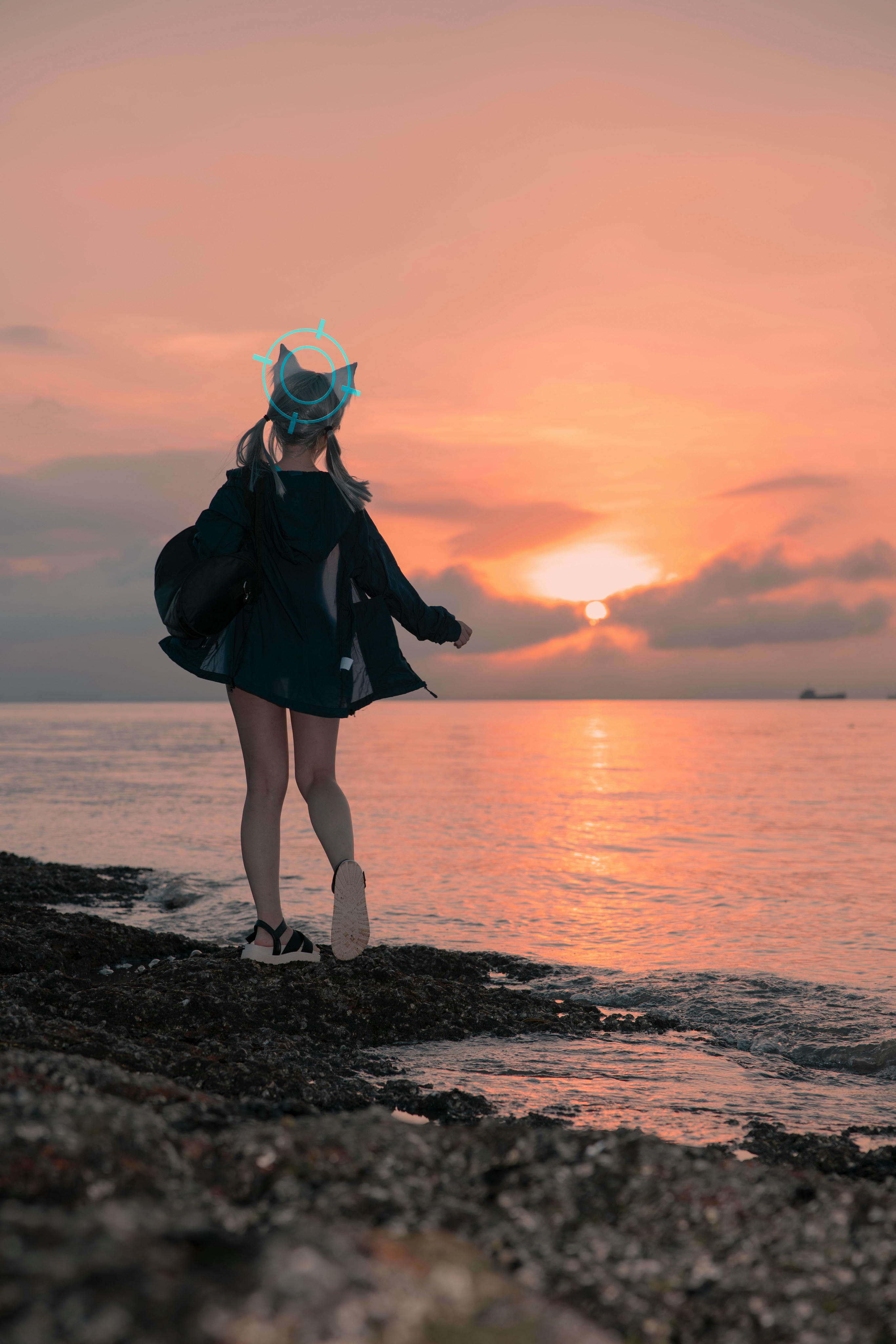 G44不会受伤 NO.088 碧蓝档案 砂狼白子泳装 [26P 287MB]_第1集