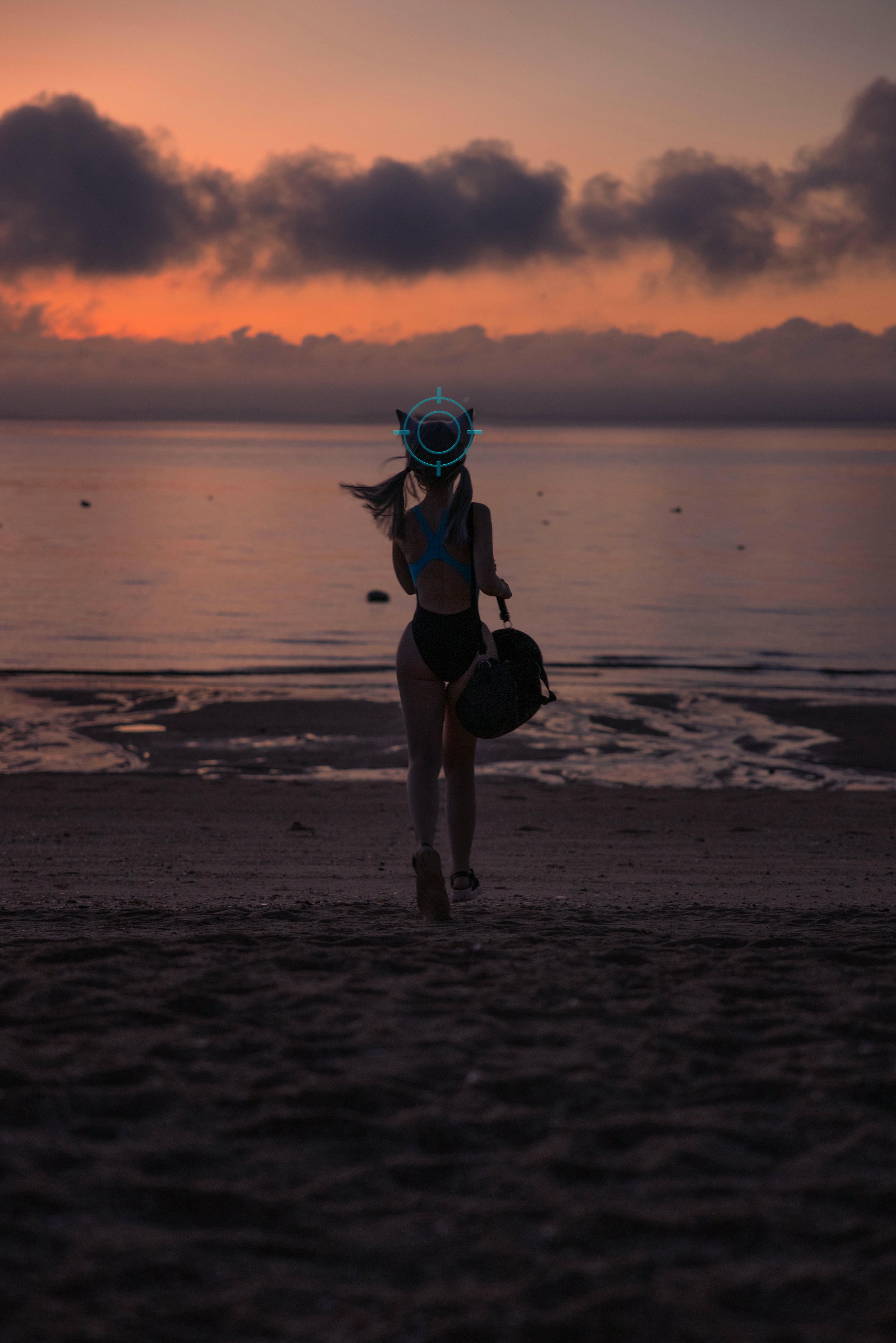 G44不会受伤 NO.088 碧蓝档案 砂狼白子泳装 [26P 287MB]_第1集