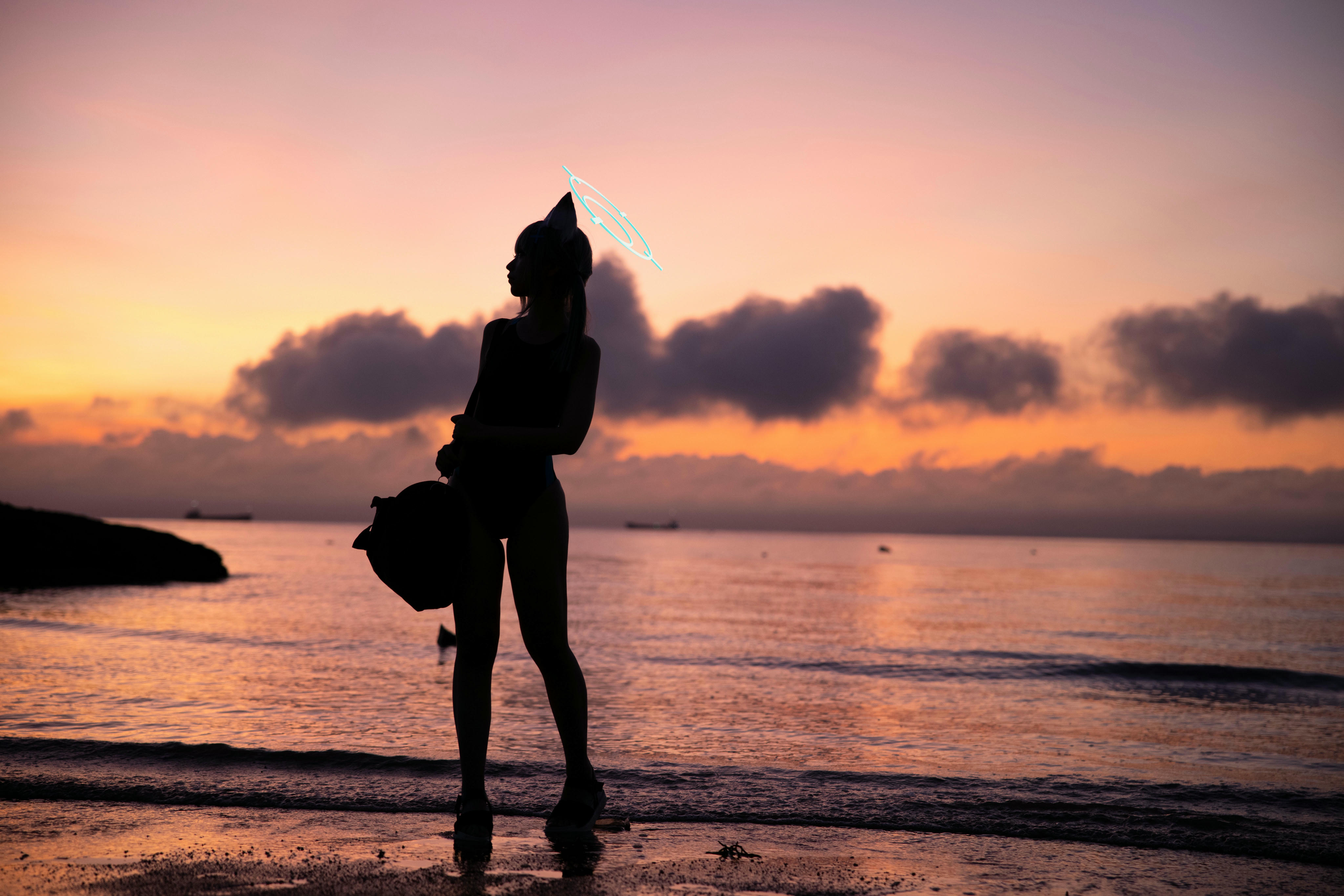 G44不会受伤 NO.088 碧蓝档案 砂狼白子泳装 [26P 287MB]_第1集