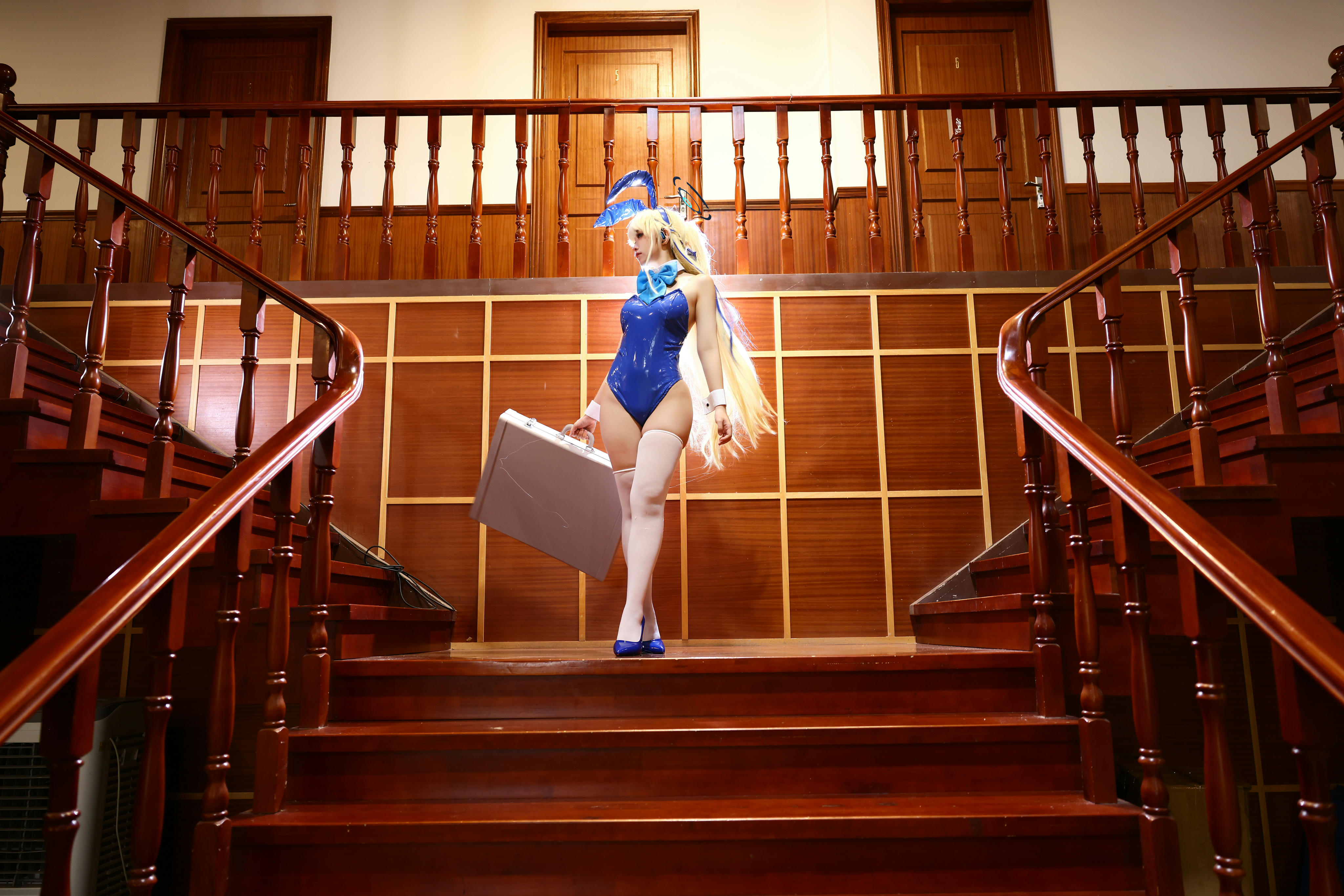 G44不会受伤 NO.099 碧蓝档案-兔女郎[20P-175.7M]_第1集