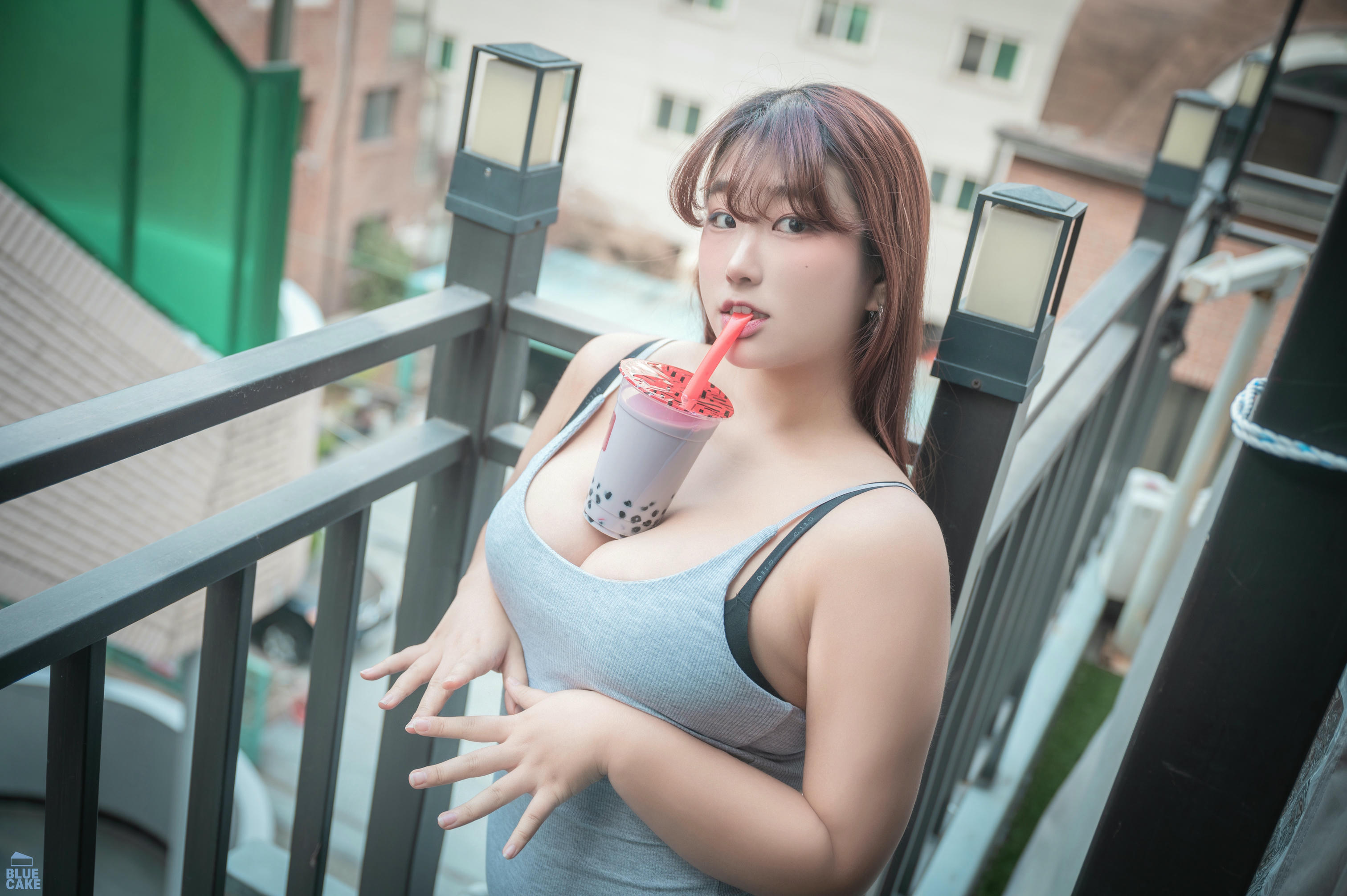 GguBbu NO.010 BLUECAKE Bubble Tea Challenge [155P-1.57GB]-A_第1集