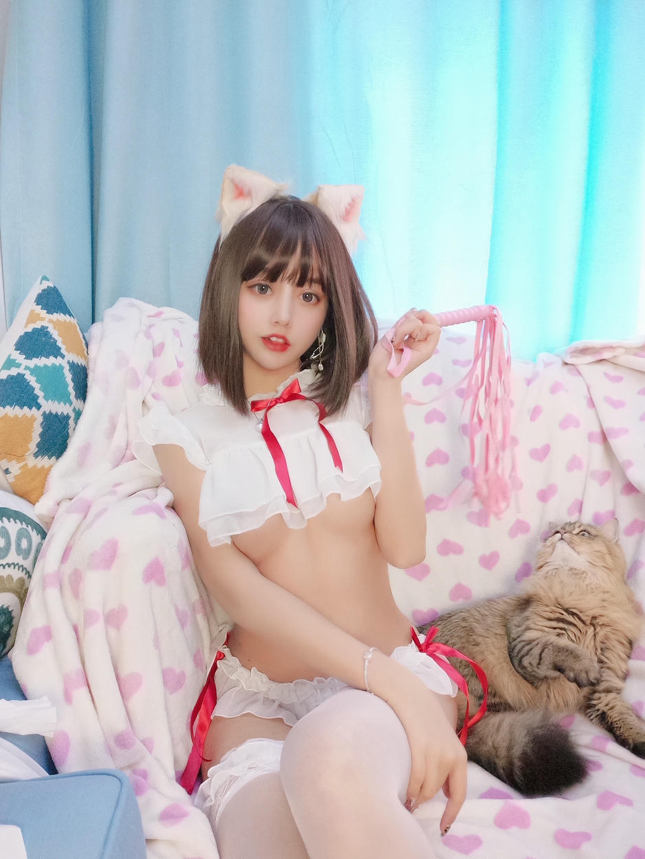 过期米线线喵 NO.010 粉耳SM [14P-45MB]_第1集