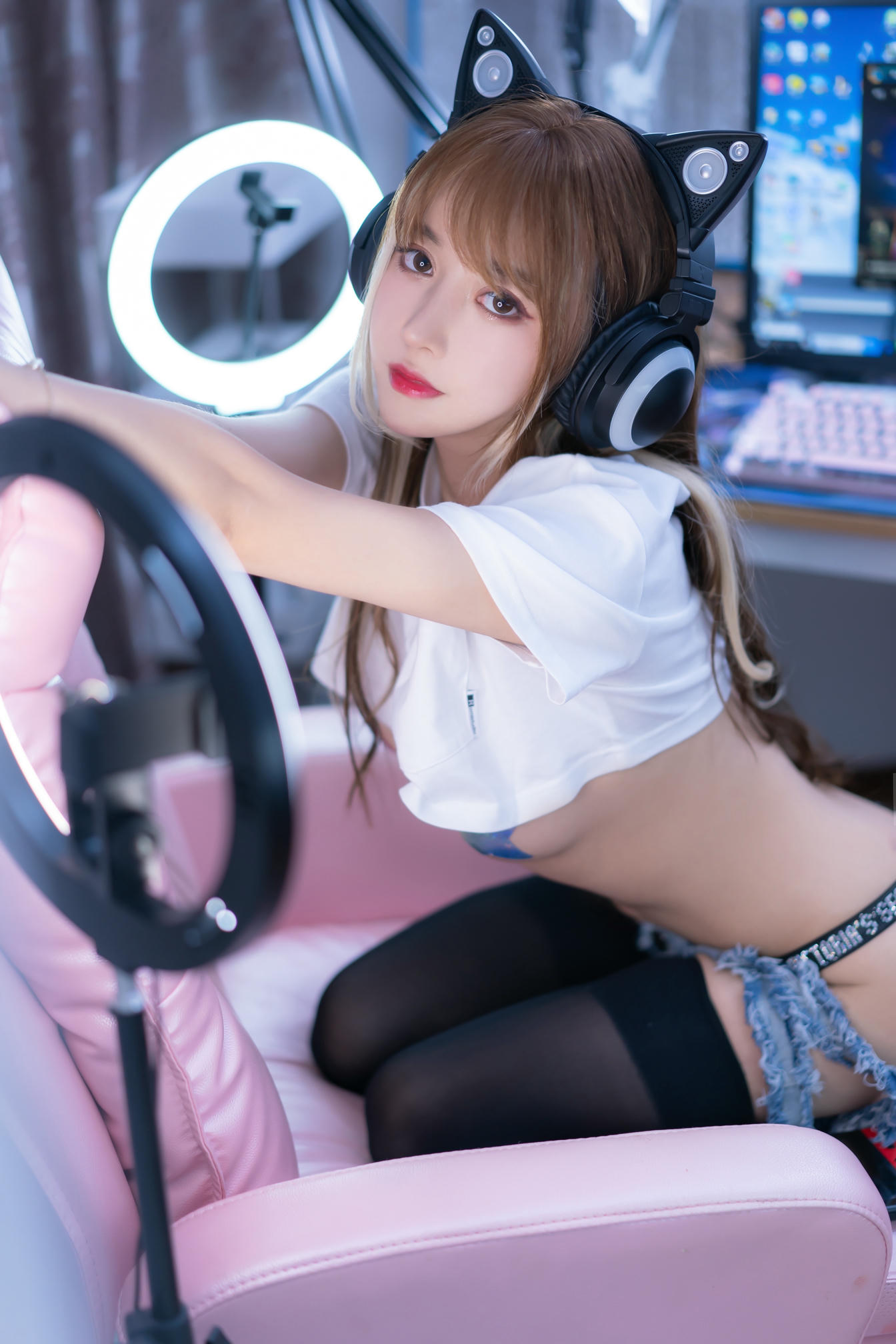 过期米线线喵 NO.108 电竞猫咪 [74P-141MB]_第2集