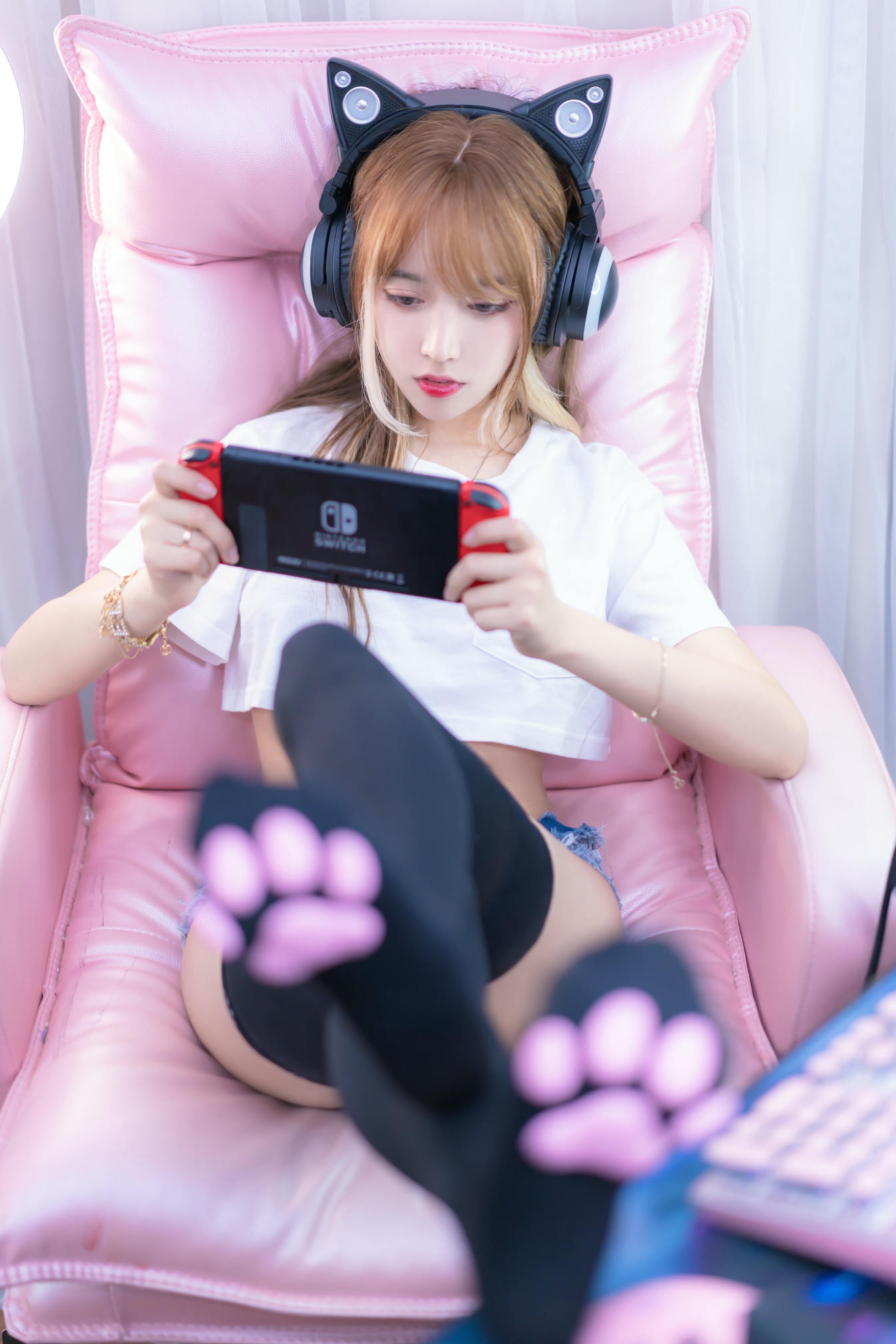 过期米线线喵 NO.108 电竞猫咪 [74P-141MB]_第3集