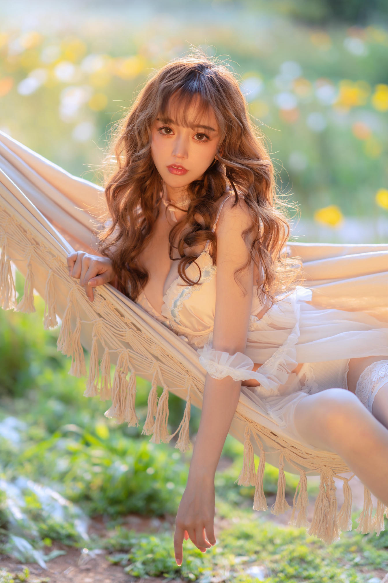 过期米线线喵 NO.121 夏日限定 – 吊床 [52P-95MB]_第1集