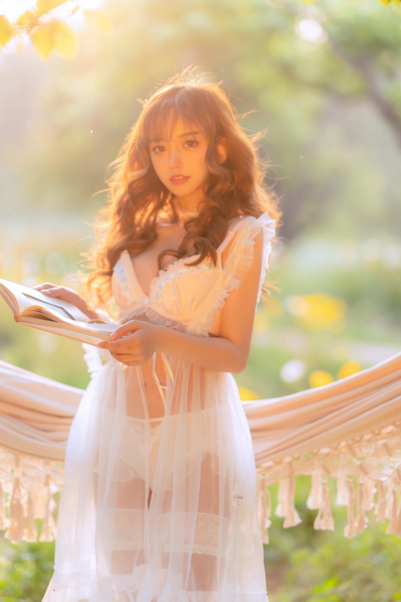 过期米线线喵 NO.121 夏日限定 – 吊床 [52P-95MB]_第1集