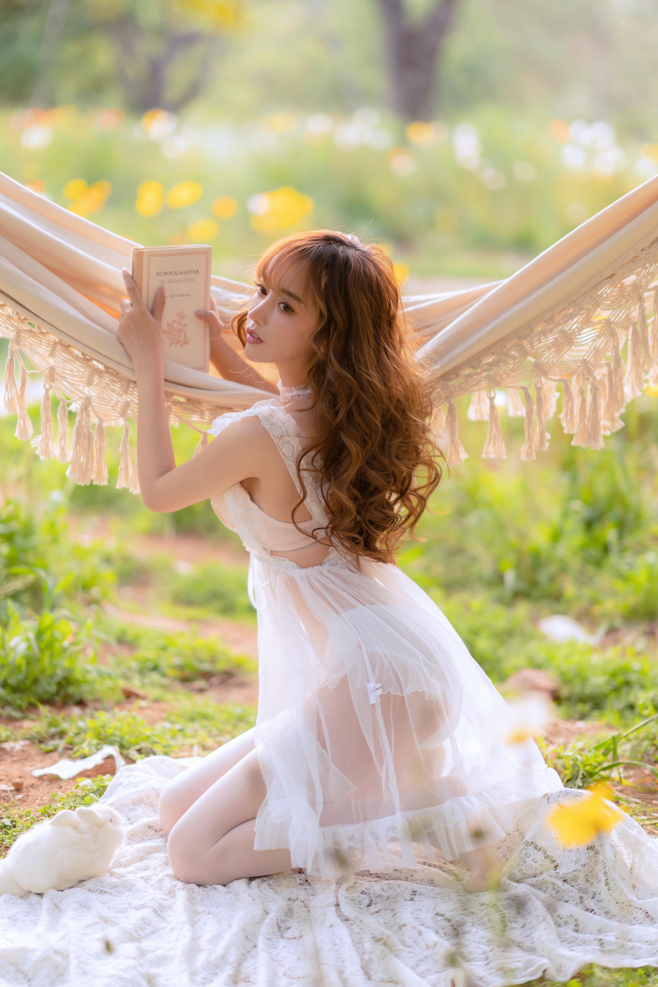 过期米线线喵 NO.121 夏日限定 – 吊床 [52P-95MB]_第2集