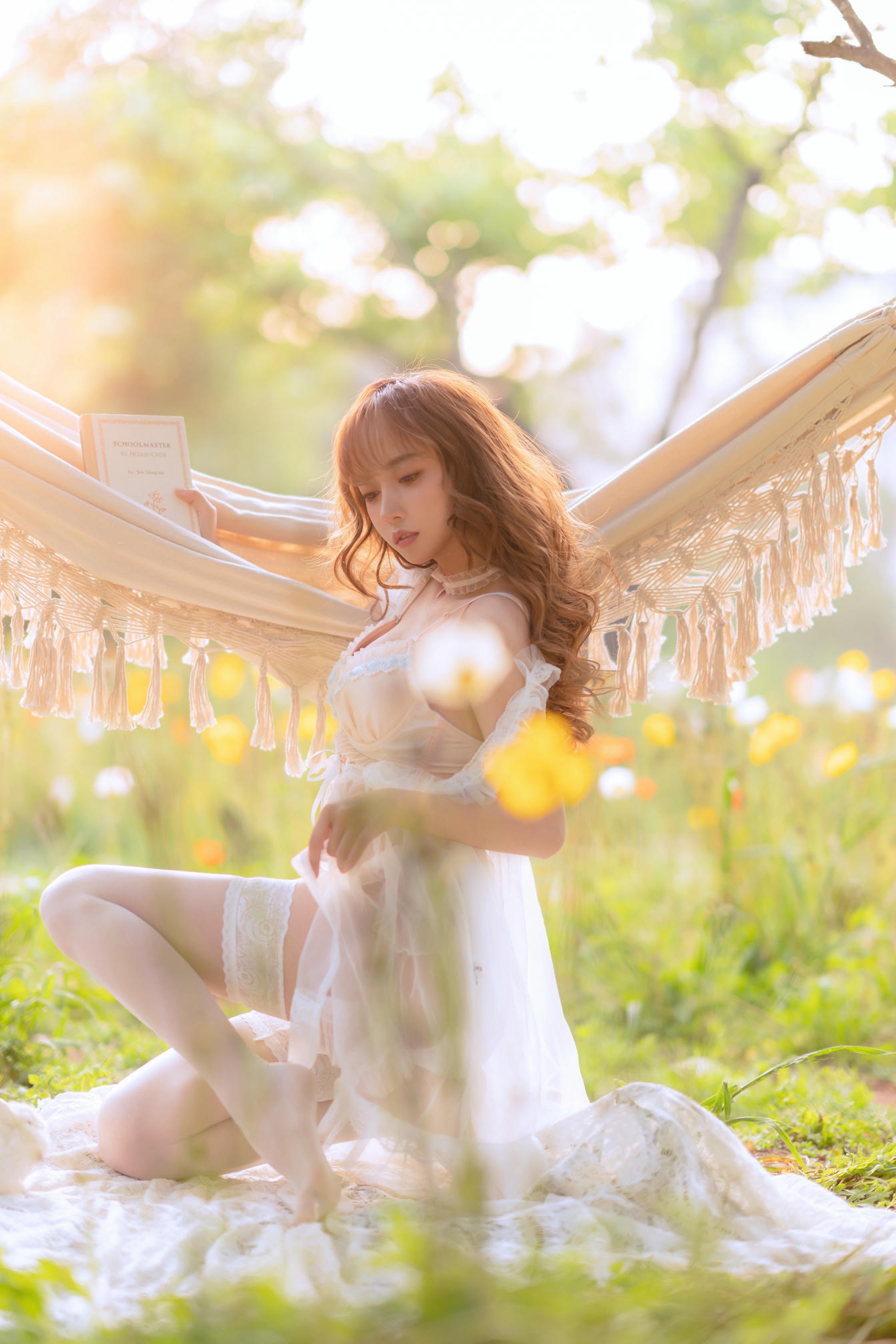 过期米线线喵 NO.121 夏日限定 – 吊床 [52P-95MB]_第2集