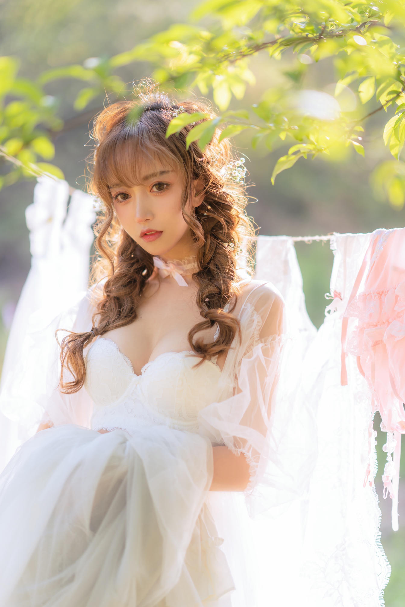 过期米线线喵 NO.122 夏日限定 – 晒衣服 [41P-76MB]_第1集