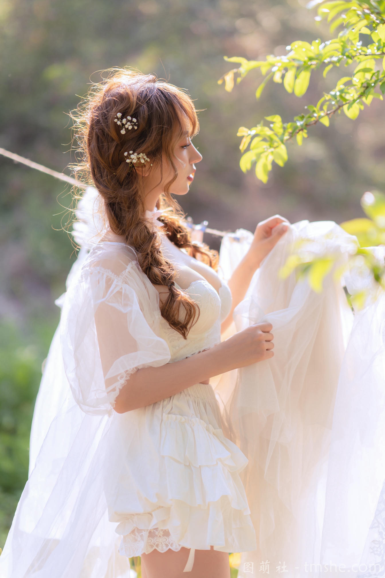 过期米线线喵 NO.122 夏日限定 – 晒衣服 [41P-76MB]_第1集