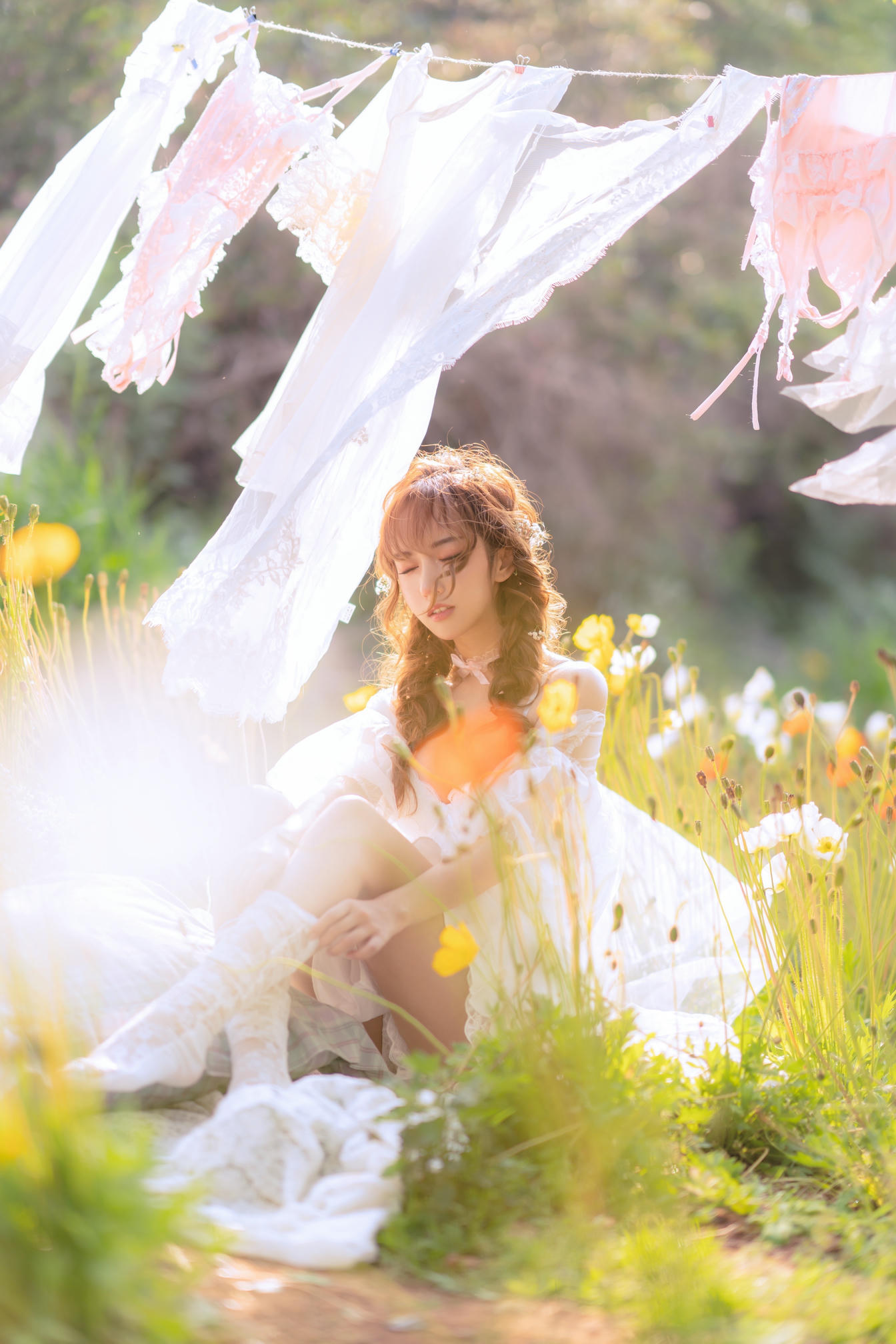 过期米线线喵 NO.122 夏日限定 – 晒衣服 [41P-76MB]_第2集