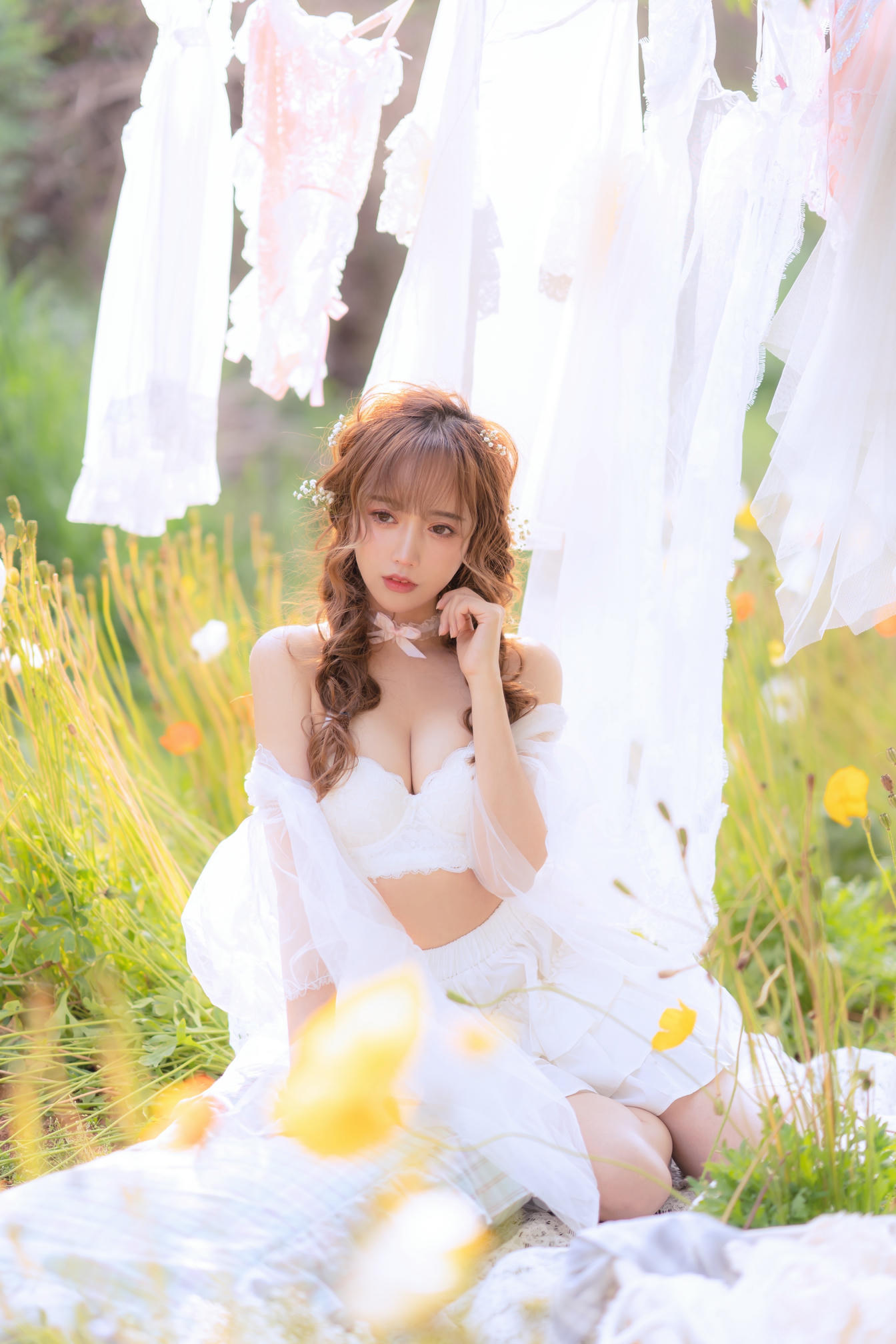 过期米线线喵 NO.122 夏日限定 – 晒衣服 [41P-76MB]_第2集