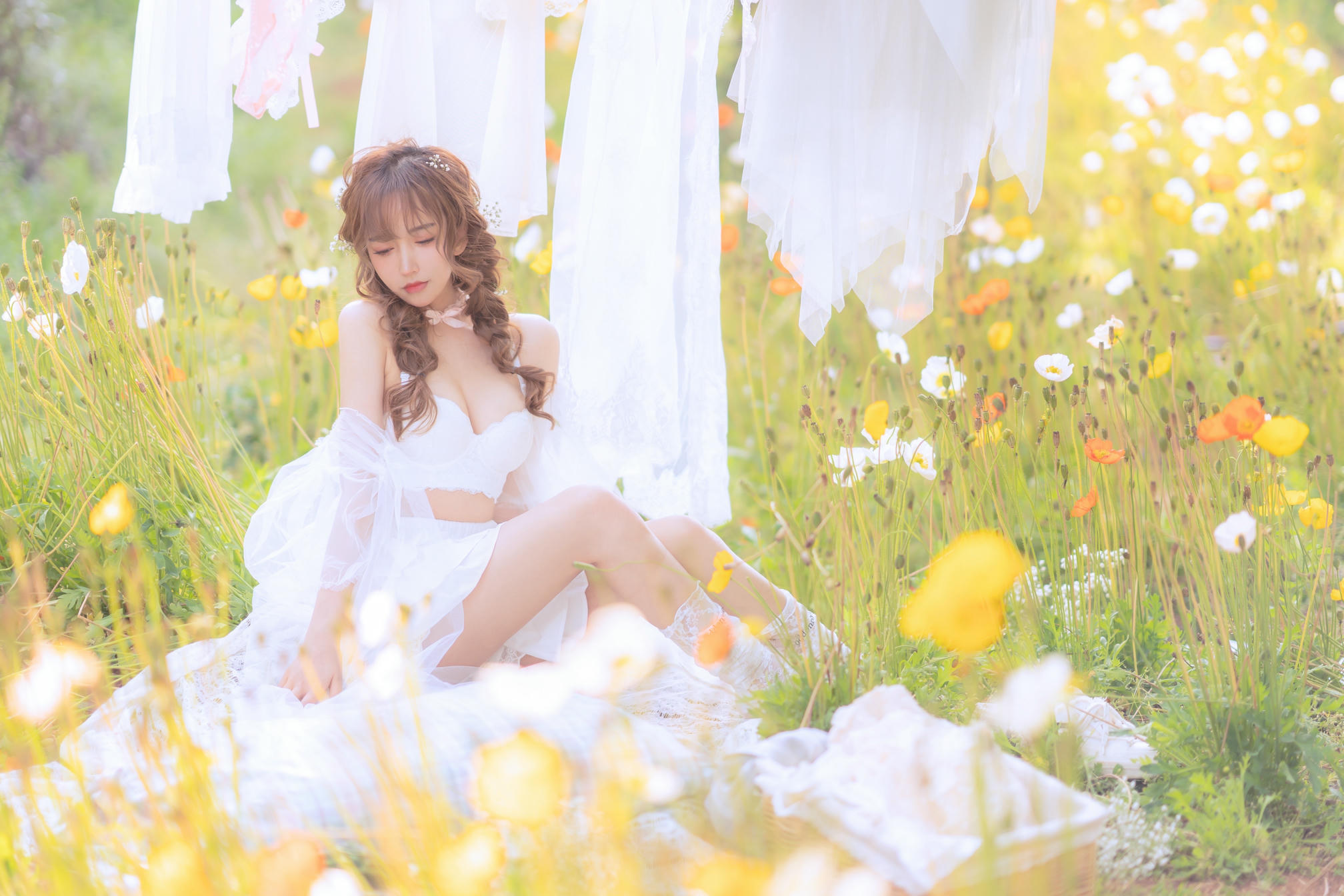 过期米线线喵 NO.122 夏日限定 – 晒衣服 [41P-76MB]_第2集