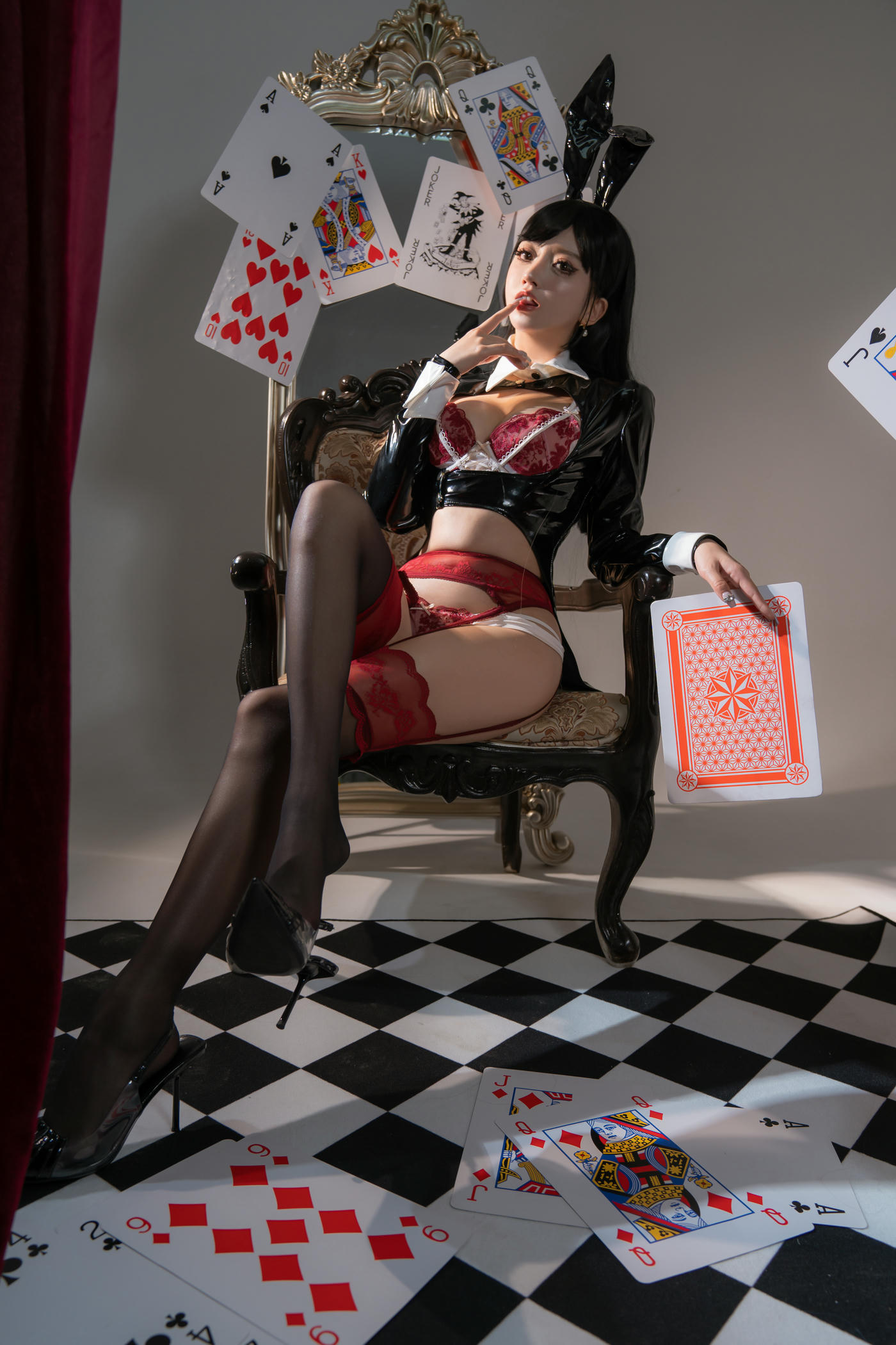 过期米线线喵 NO.157 生日贺图 兔女郎[50P-440MB][50P-440M]_第2集