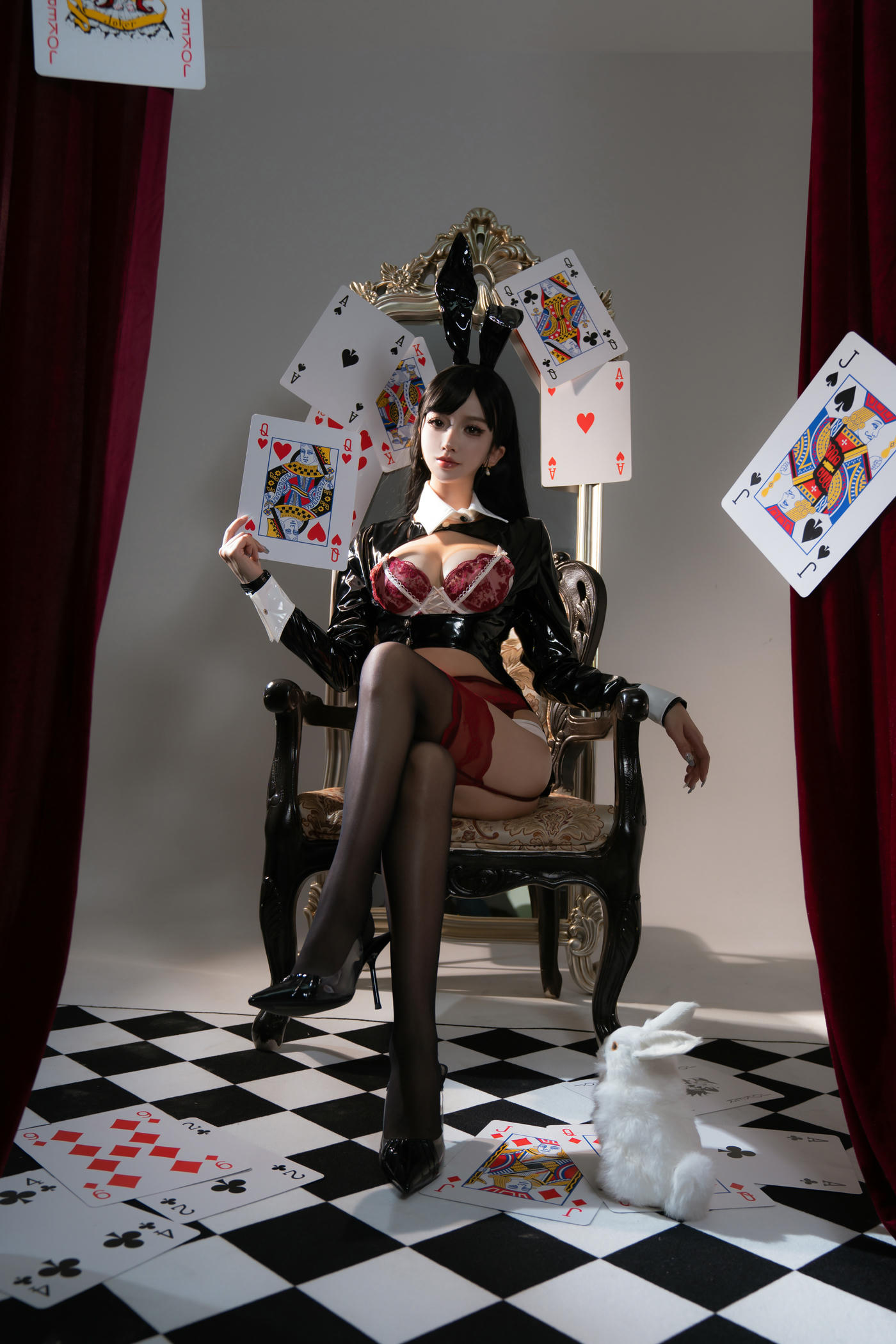 过期米线线喵 NO.157 生日贺图 兔女郎[50P-440MB][50P-440M]_第3集