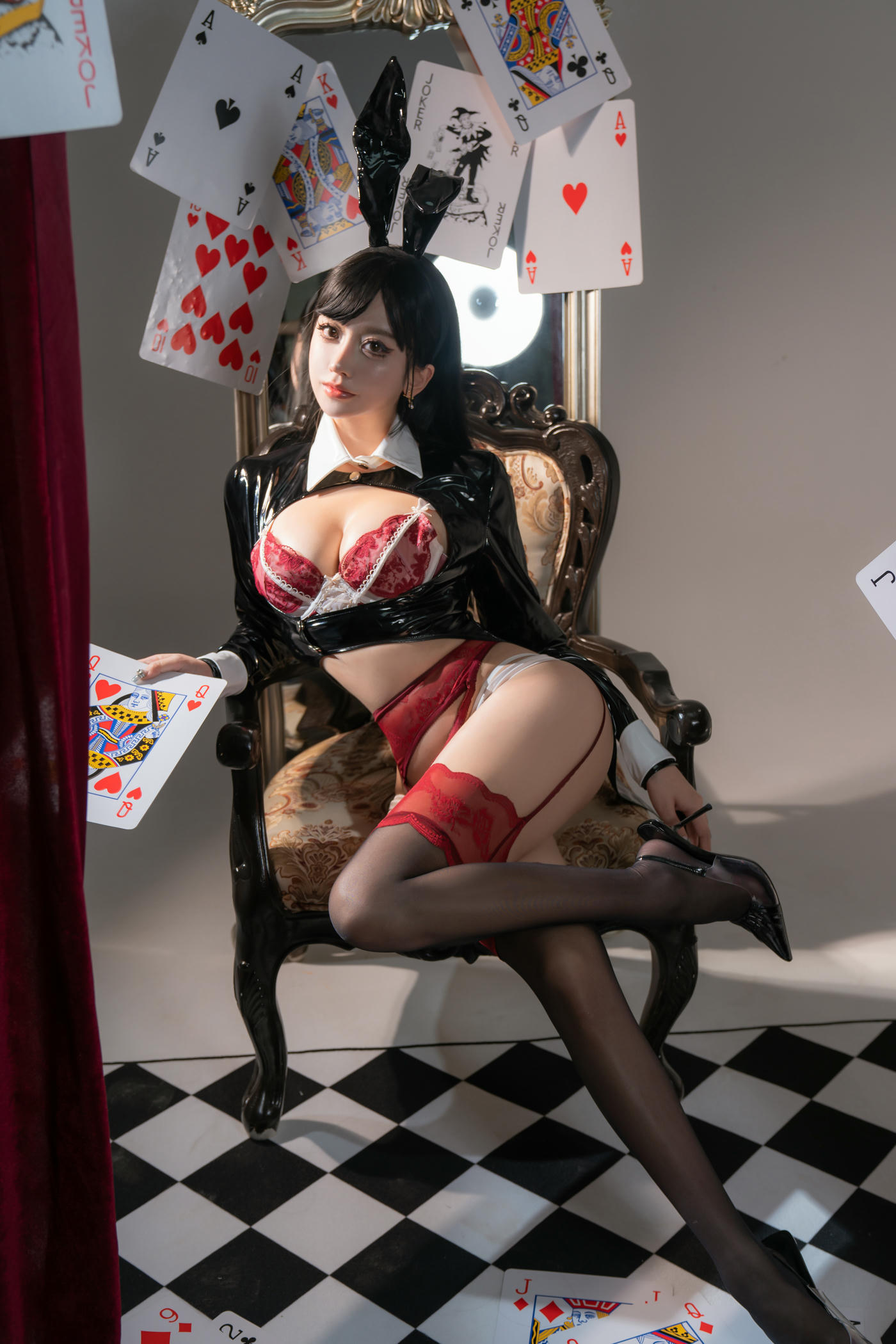 过期米线线喵 NO.157 生日贺图 兔女郎[50P-440MB][50P-440M]_第3集