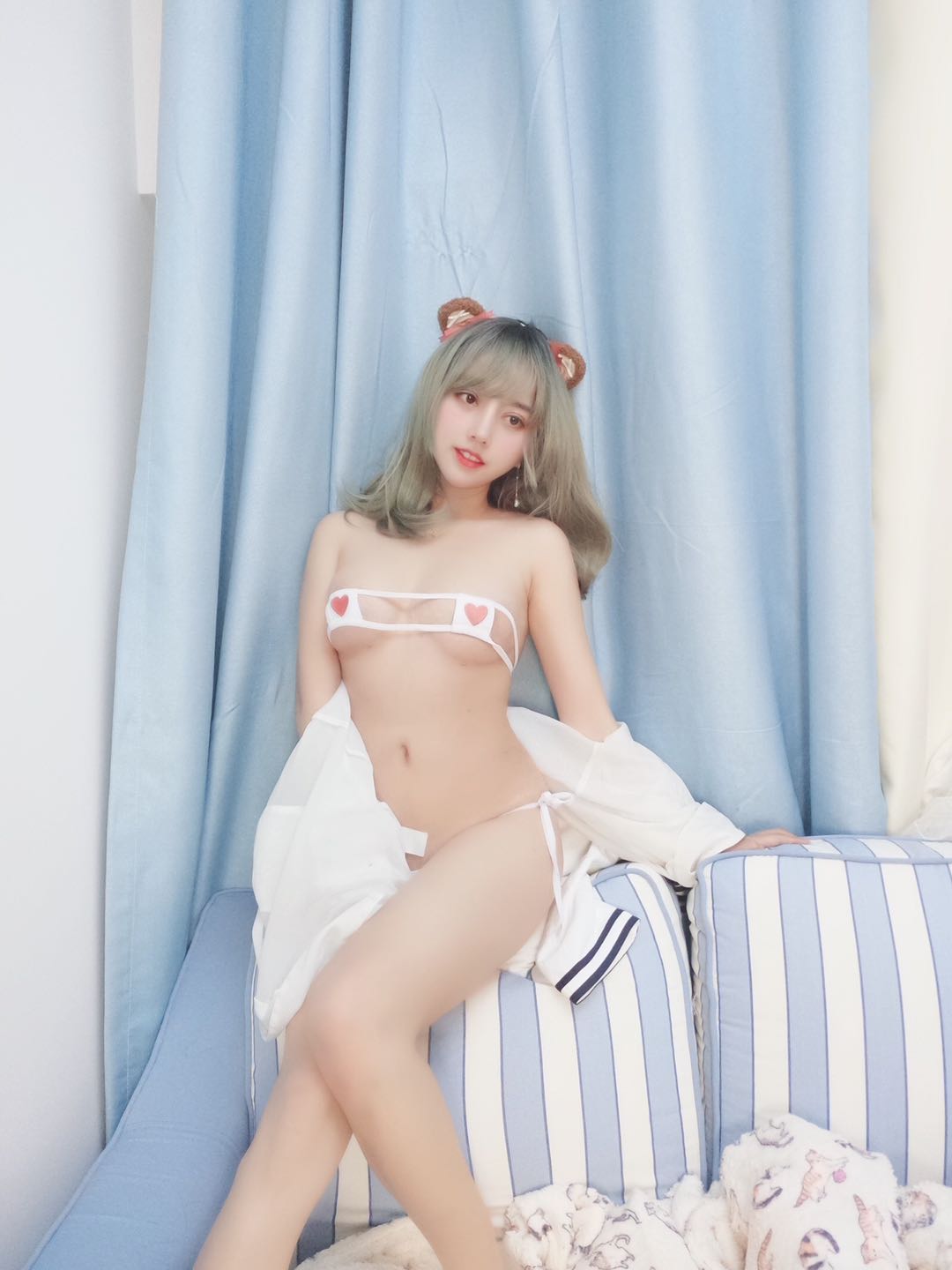 过期米线线喵 NO.004 白色耳兽 [18P-1MB]_第1集