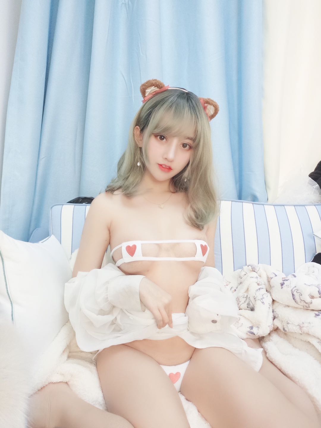 过期米线线喵 NO.004 白色耳兽 [18P-1MB]_第1集