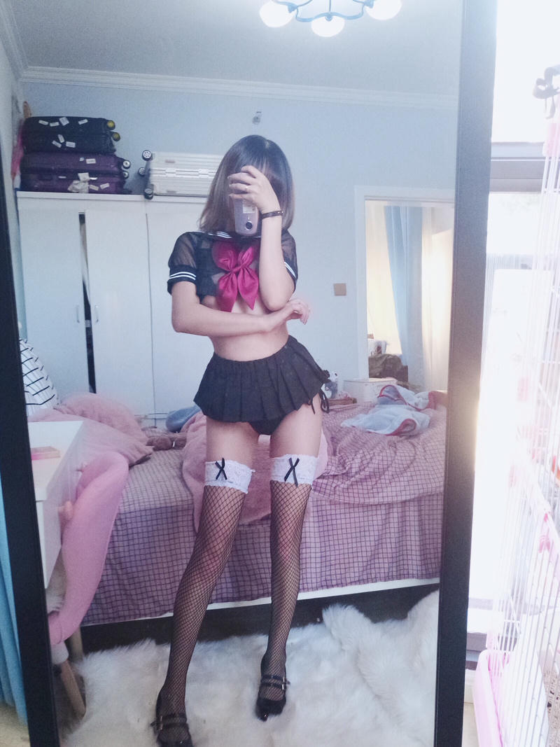 过期米线线喵 NO.049 透明JK网袜 [17P-22MB]_第1集