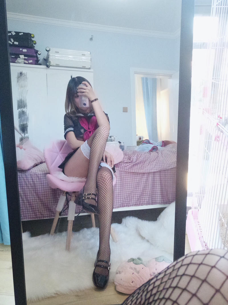 过期米线线喵 NO.049 透明JK网袜 [17P-22MB]_第1集