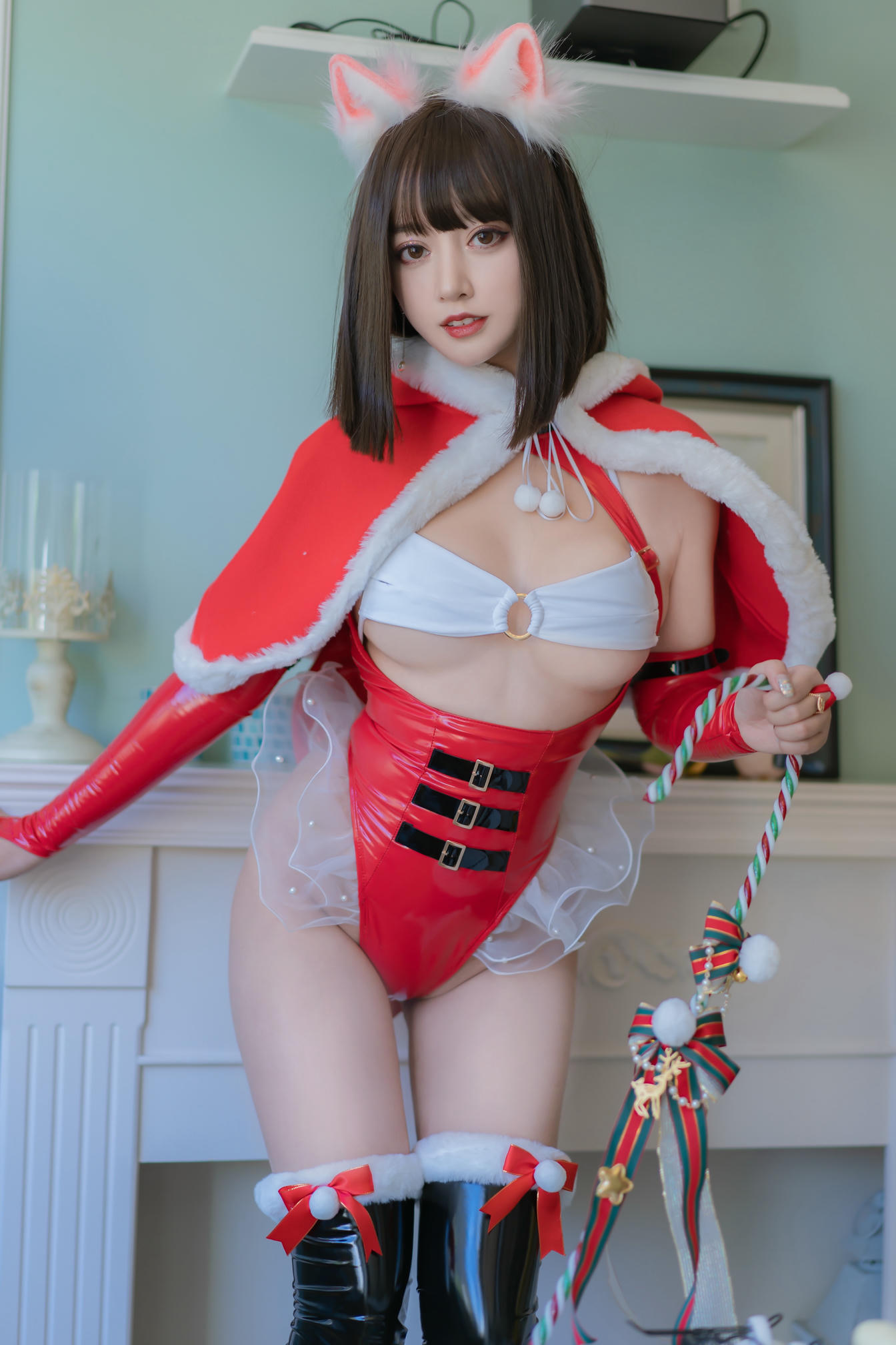 过期米线线喵 NO.060 圣诞 [52P-82MB]_第2集