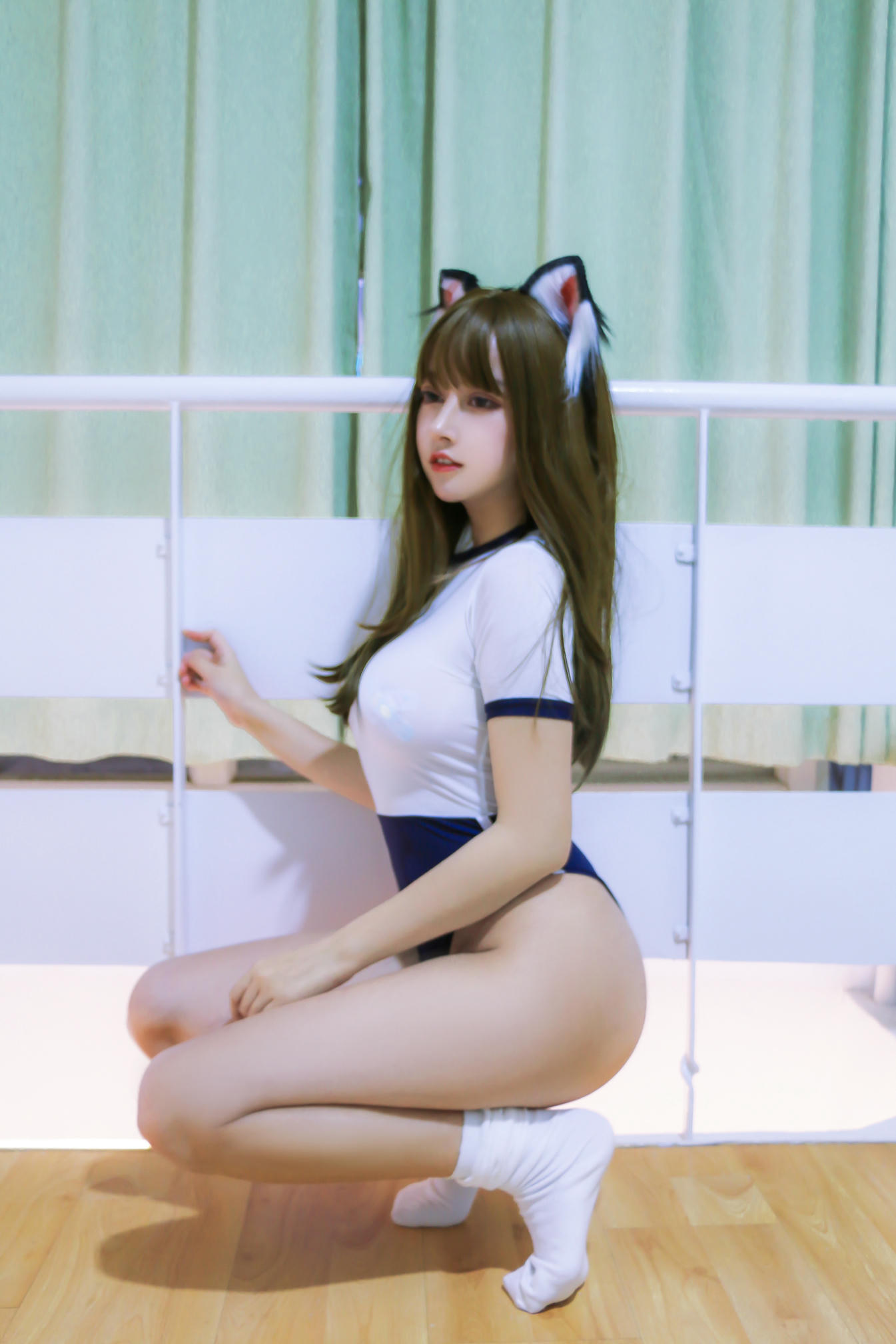 过期米线线喵 NO.061 体操服 [16P-79MB]_第1集